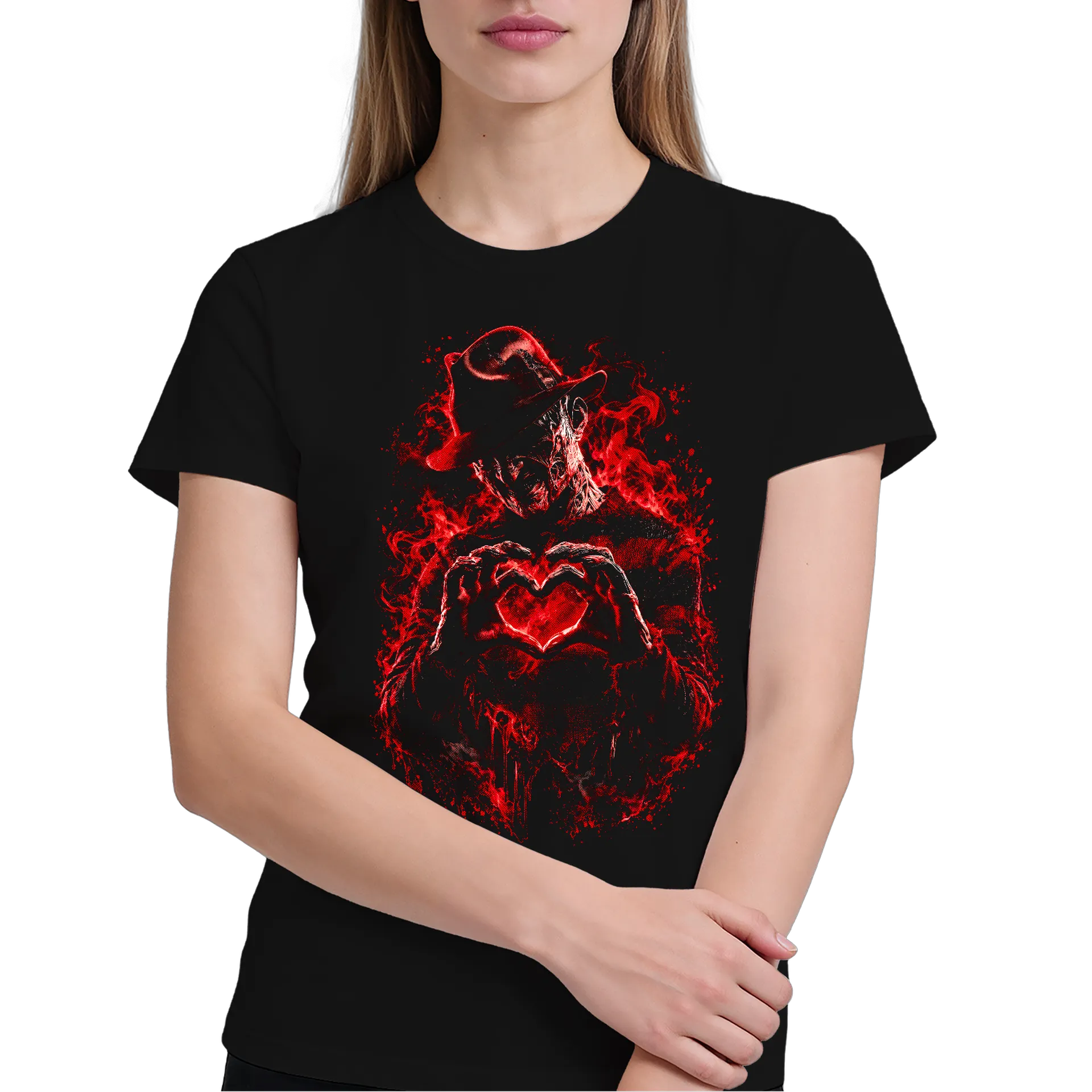 Camiseta Personalizada Halloween Fredy Krueger Premium - Imagem 3