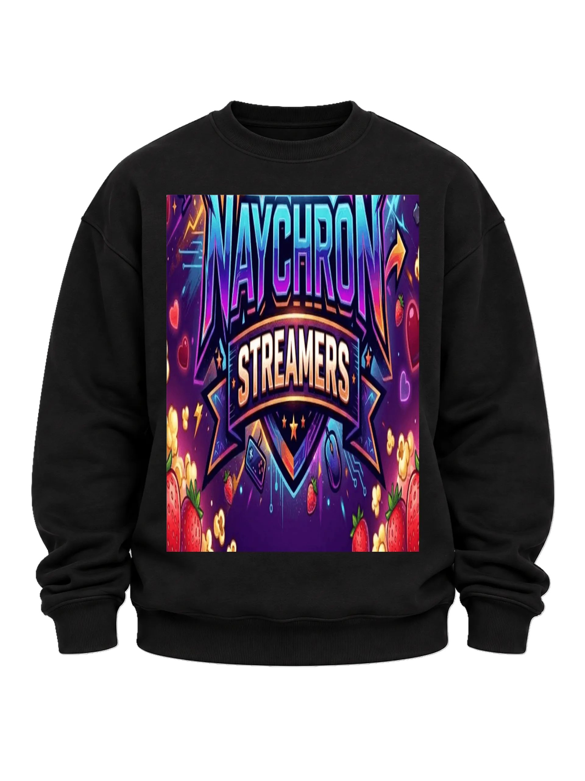 Suéter Moletom Estampa Tipográfica NaychronStreamers 350g/m² - Imagem 5