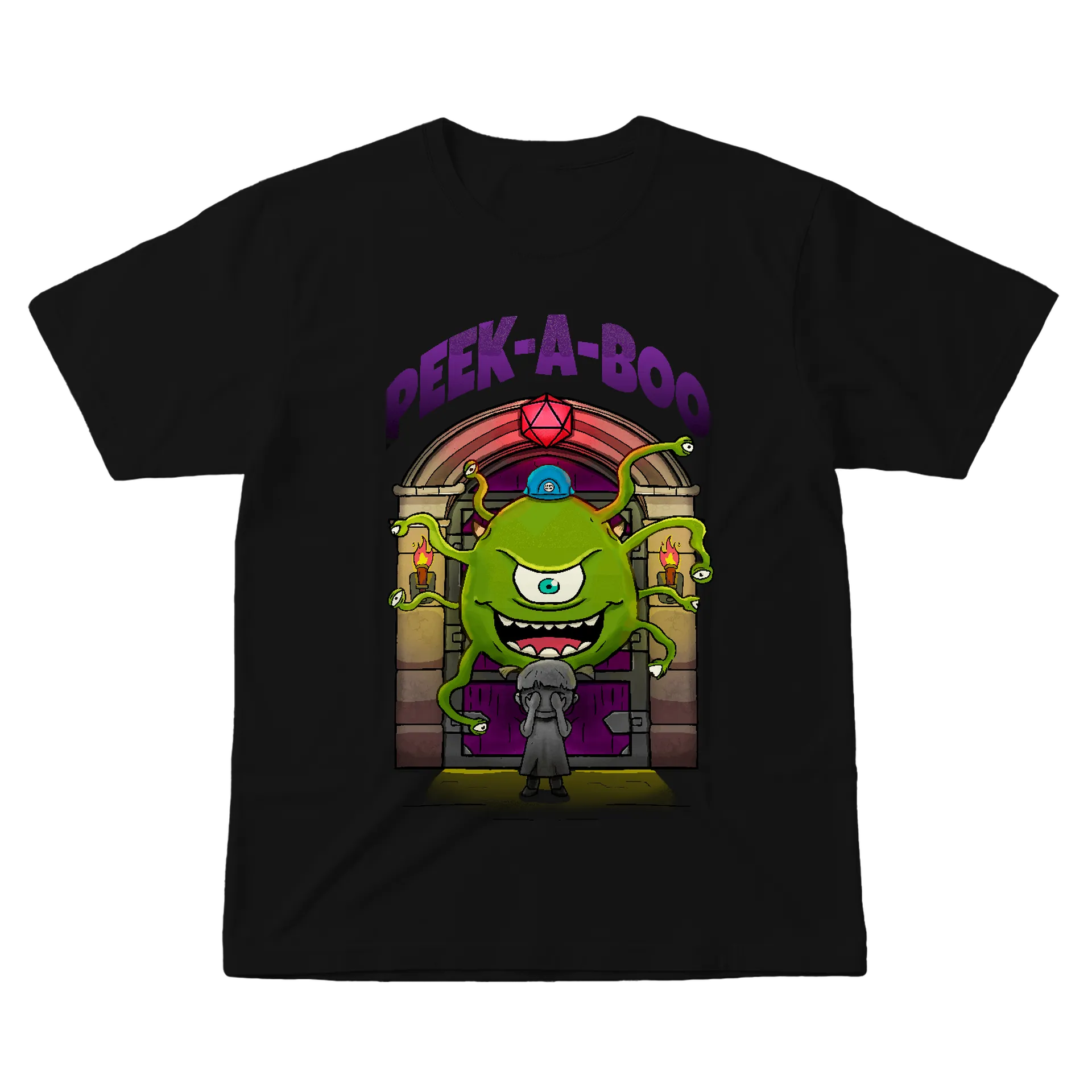 Camiseta Monstro Verde Fantasia 100% Algodão de Impacto Arcano — imagem 1 de 6