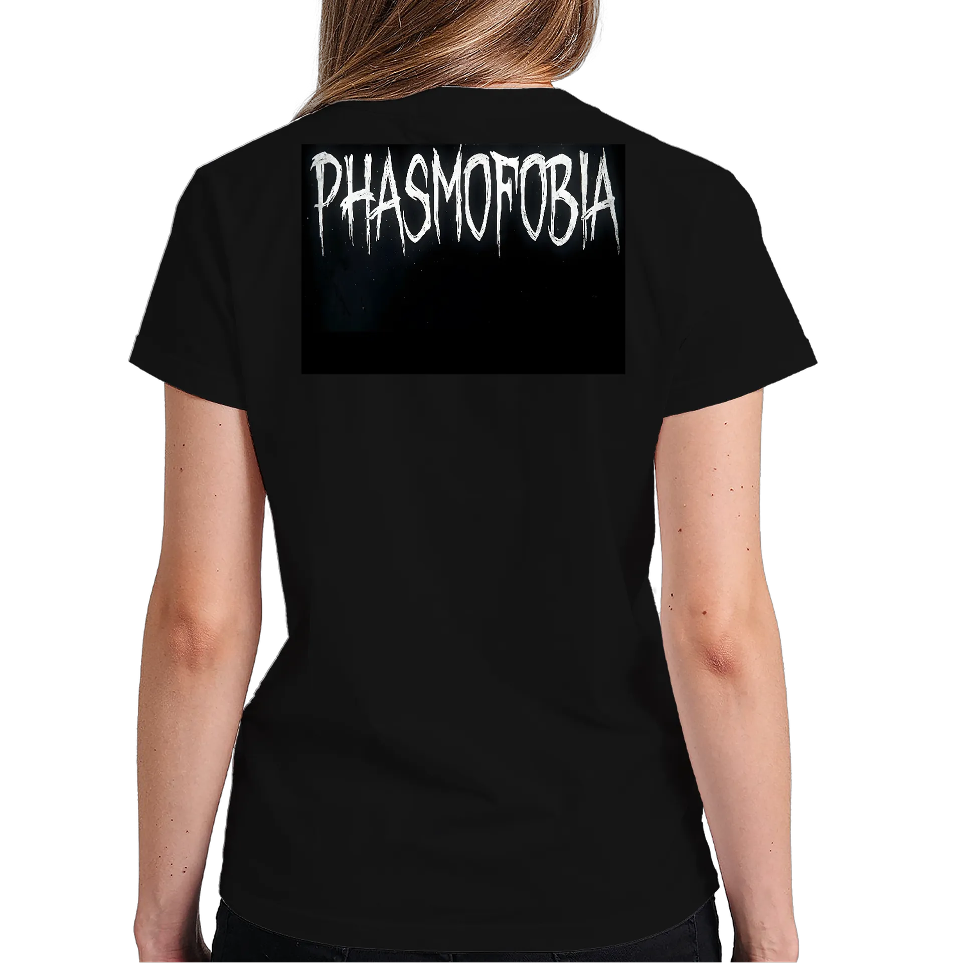 Camiseta Estampa Tipográfica Phasmophobia 100% Algodão de Lahsilva22 — imagem 5 de 6