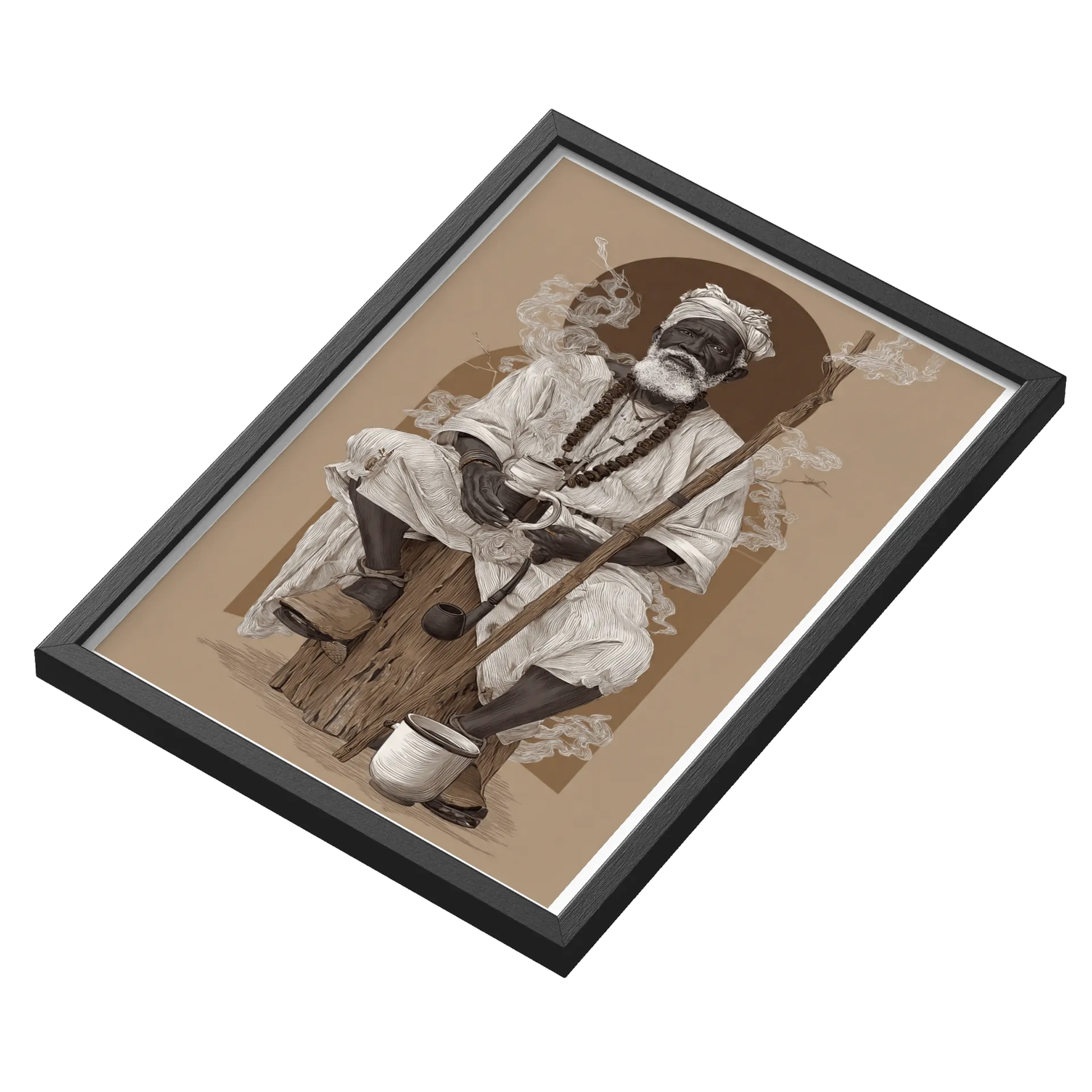 Quadro A3 personalizado preto velho - Imagem 3