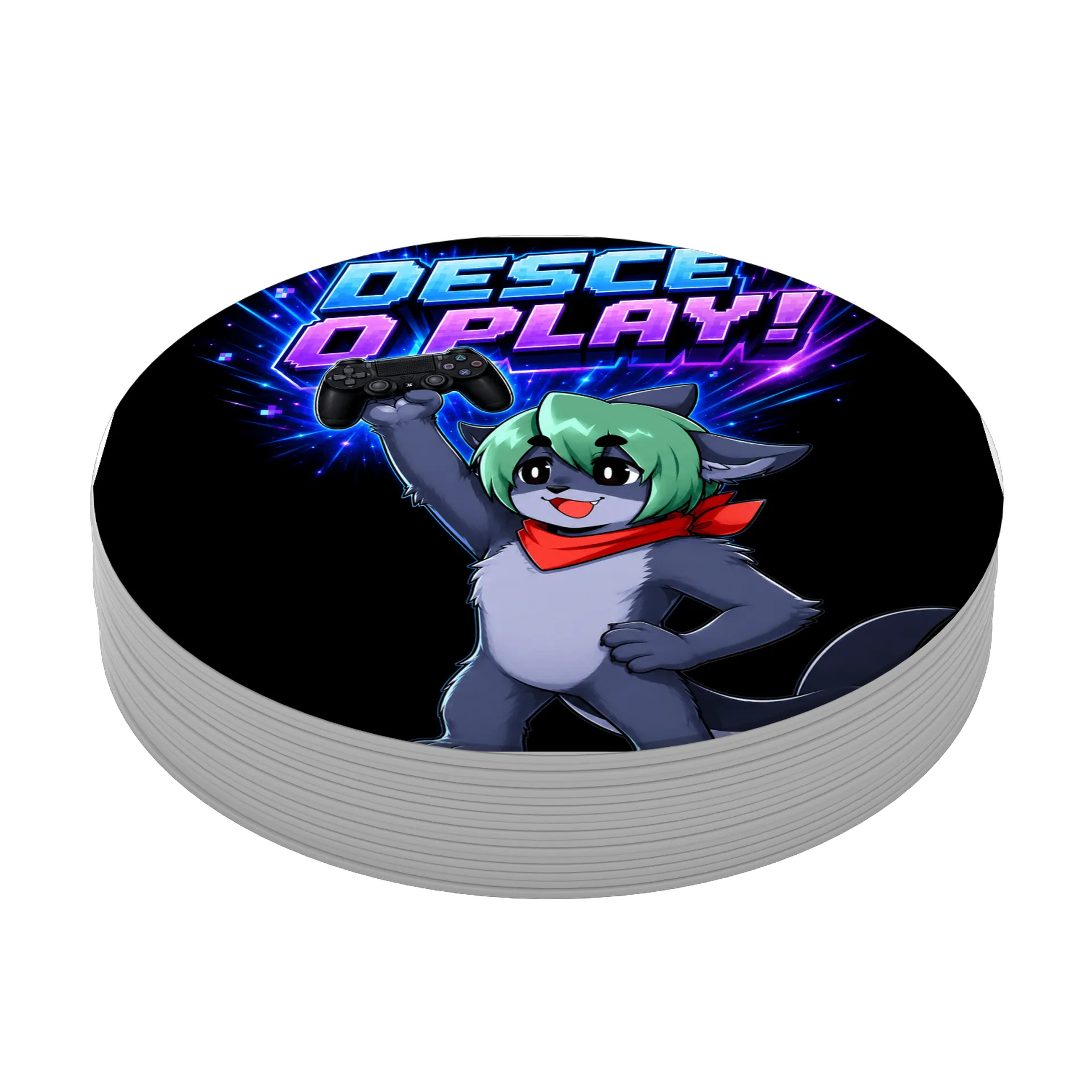Porta-copo MDF Personagem Gamer Desce o Play - Imagem 4