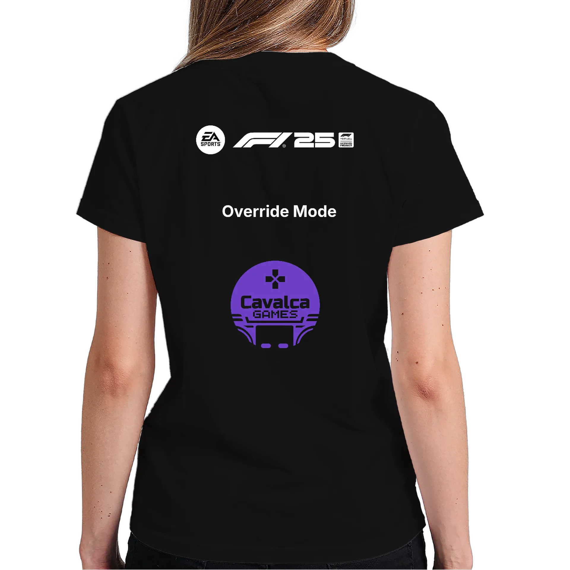Camiseta Logo CavalcaGames 100% Algodão Preto de Cavalcamatheus — imagem 5 de 6