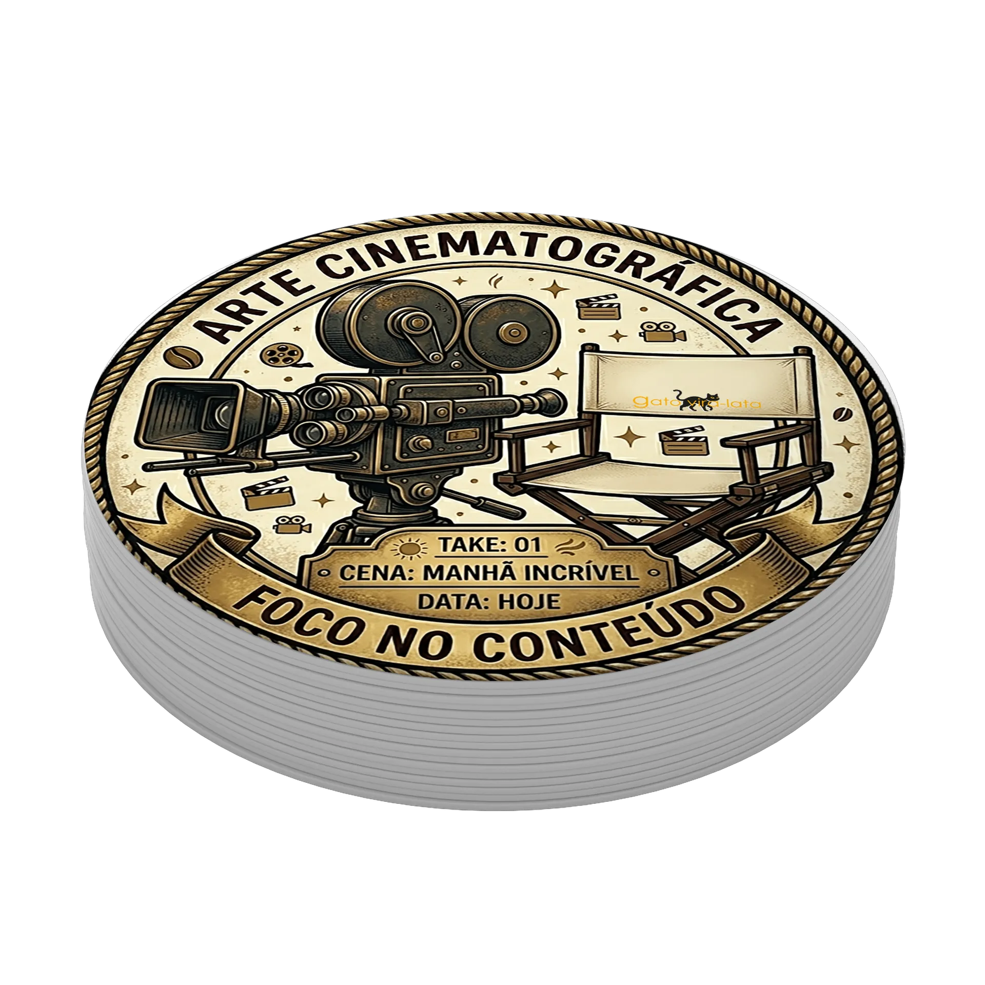 Porta-copos Cinema Retrô - Imagem 4