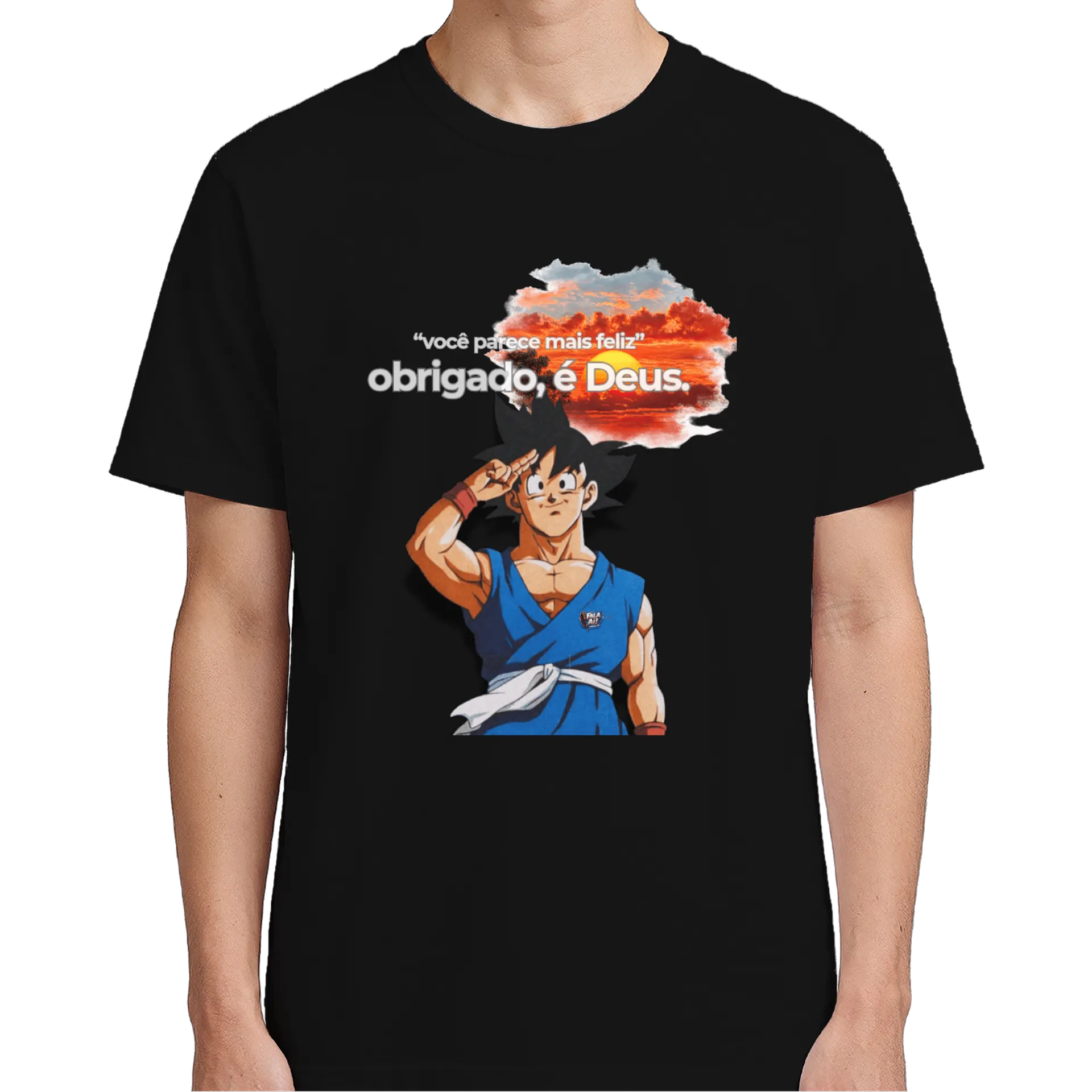 Camiseta personalizada GOKU agradecimento a Deus  - Imagem 5