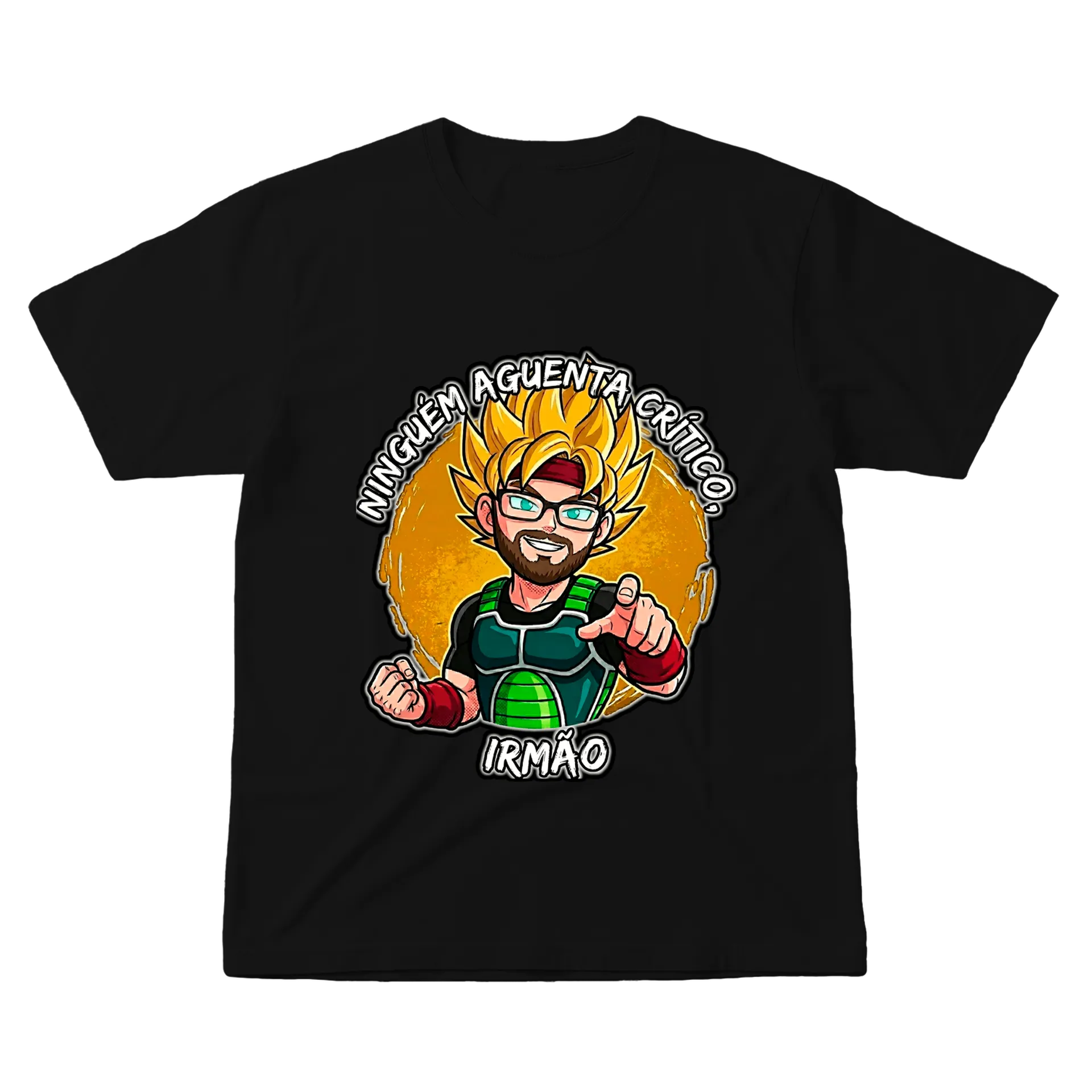 Camiseta Ninguém Aguenta Crítico  de Jota