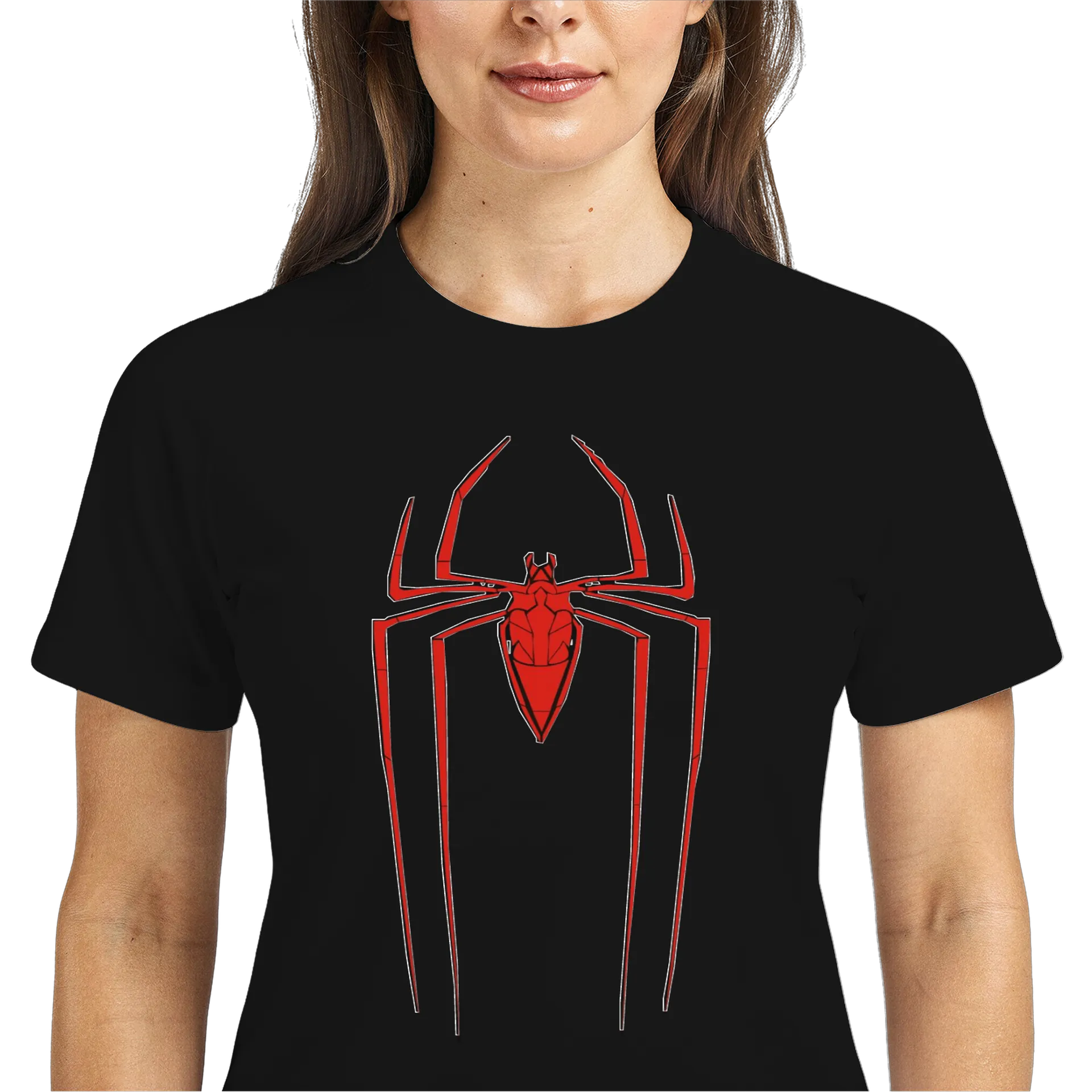 Camiseta Dry Fit Aranha Vermelha 100% Algodão - Imagem 3