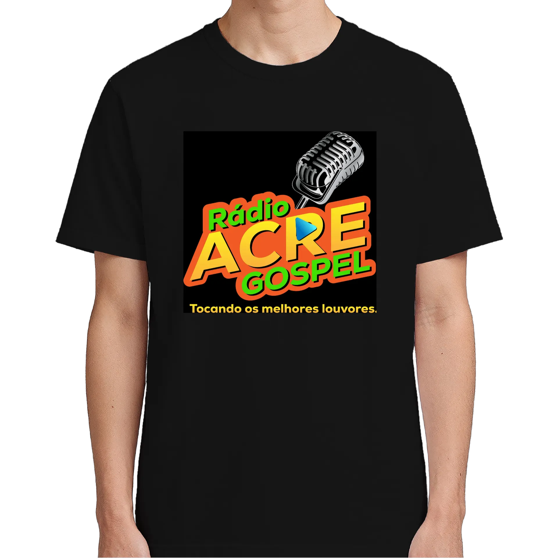 Camiseta personalizada. Rádio Acre gospel  de José Raimundo  — imagem 4 de 6