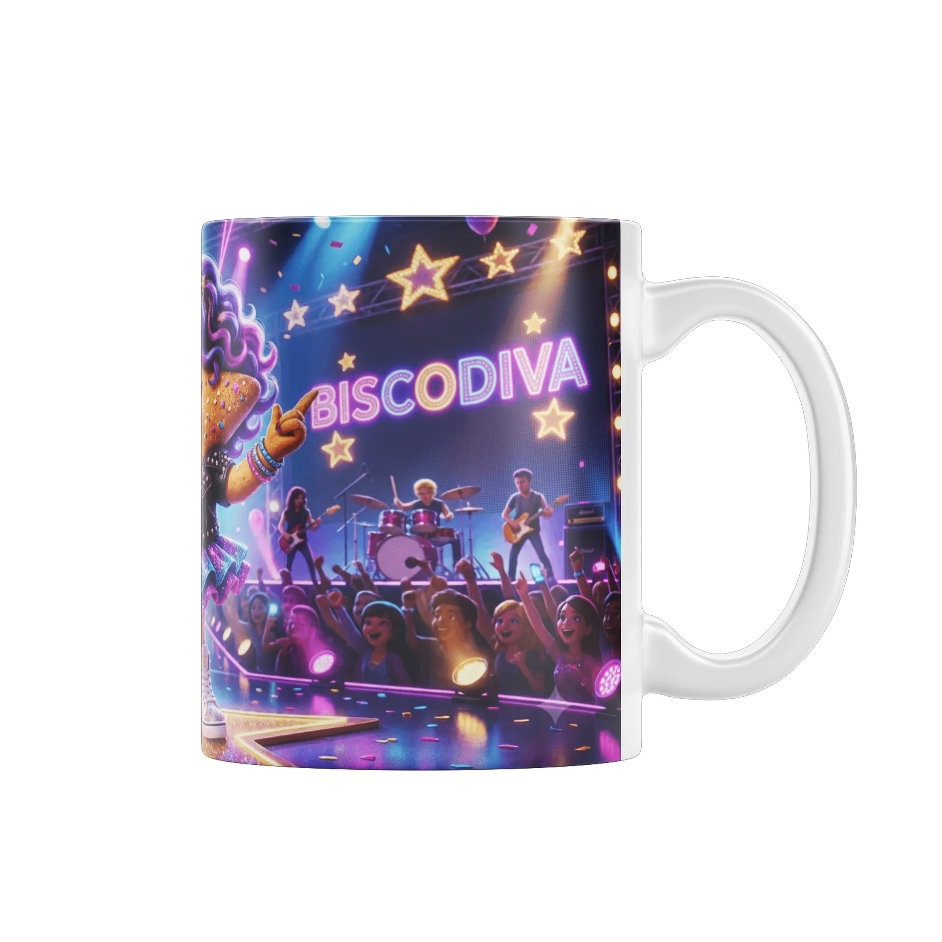 Caneca Porcelana exclusiva Biscodiva  325ml - Imagem 1