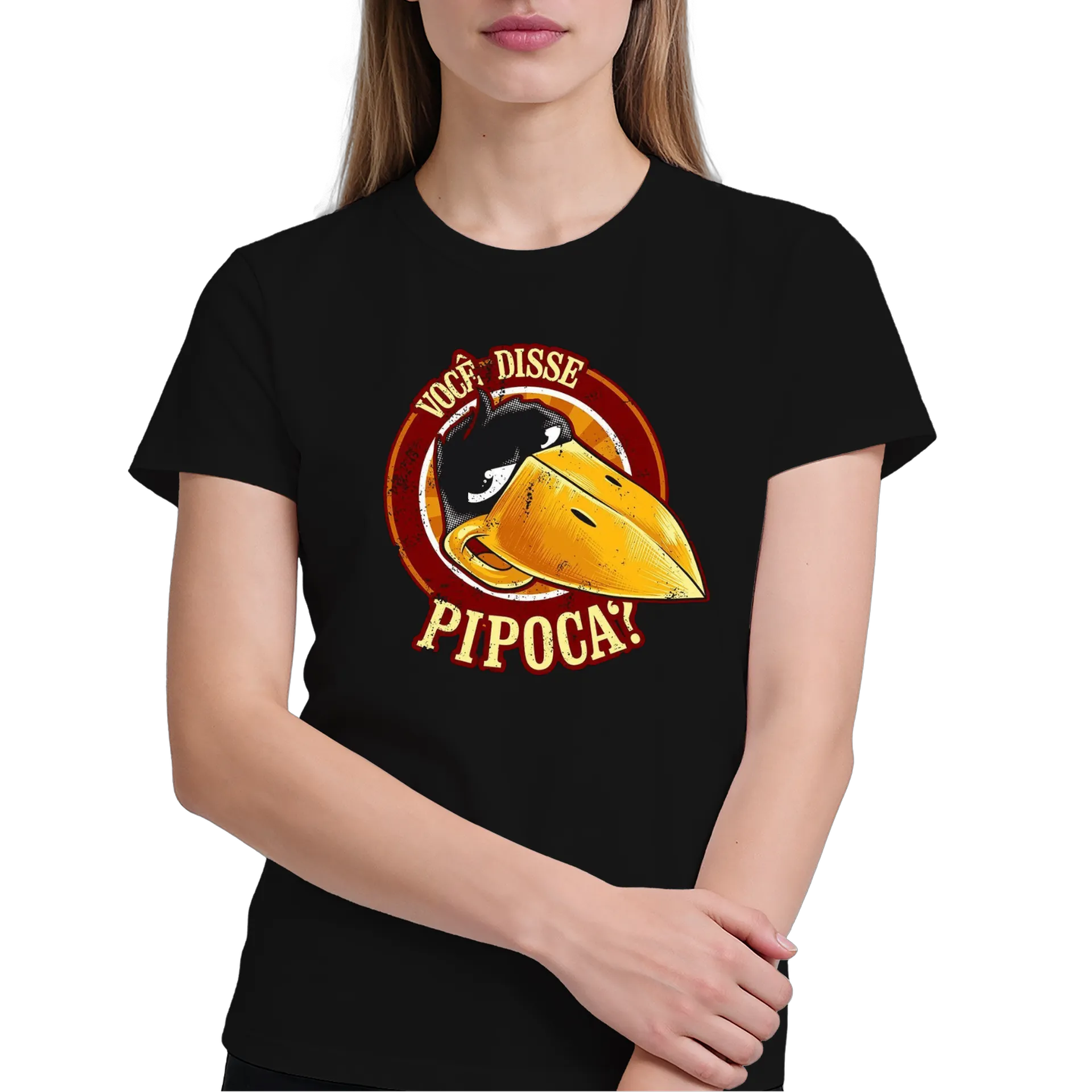 Camiseta Personalizada Você Disse Pipoca 100% Algodão - Imagem 4
