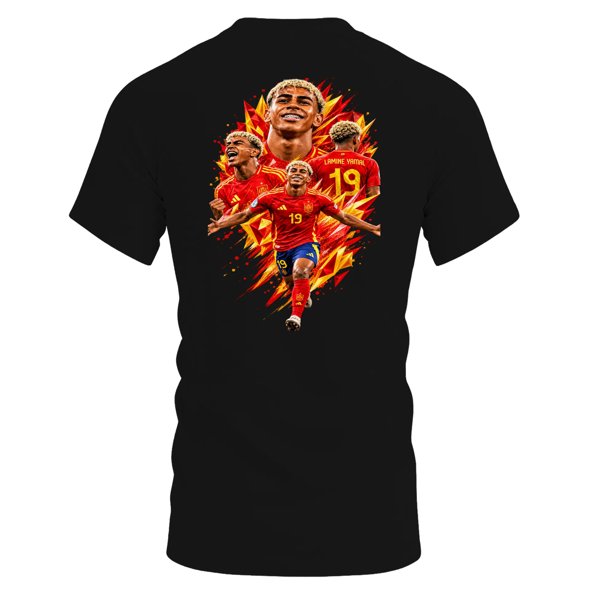 Camiseta Dry Fit Lamine Yamal Futebol Respirável 100% - Imagem 2
