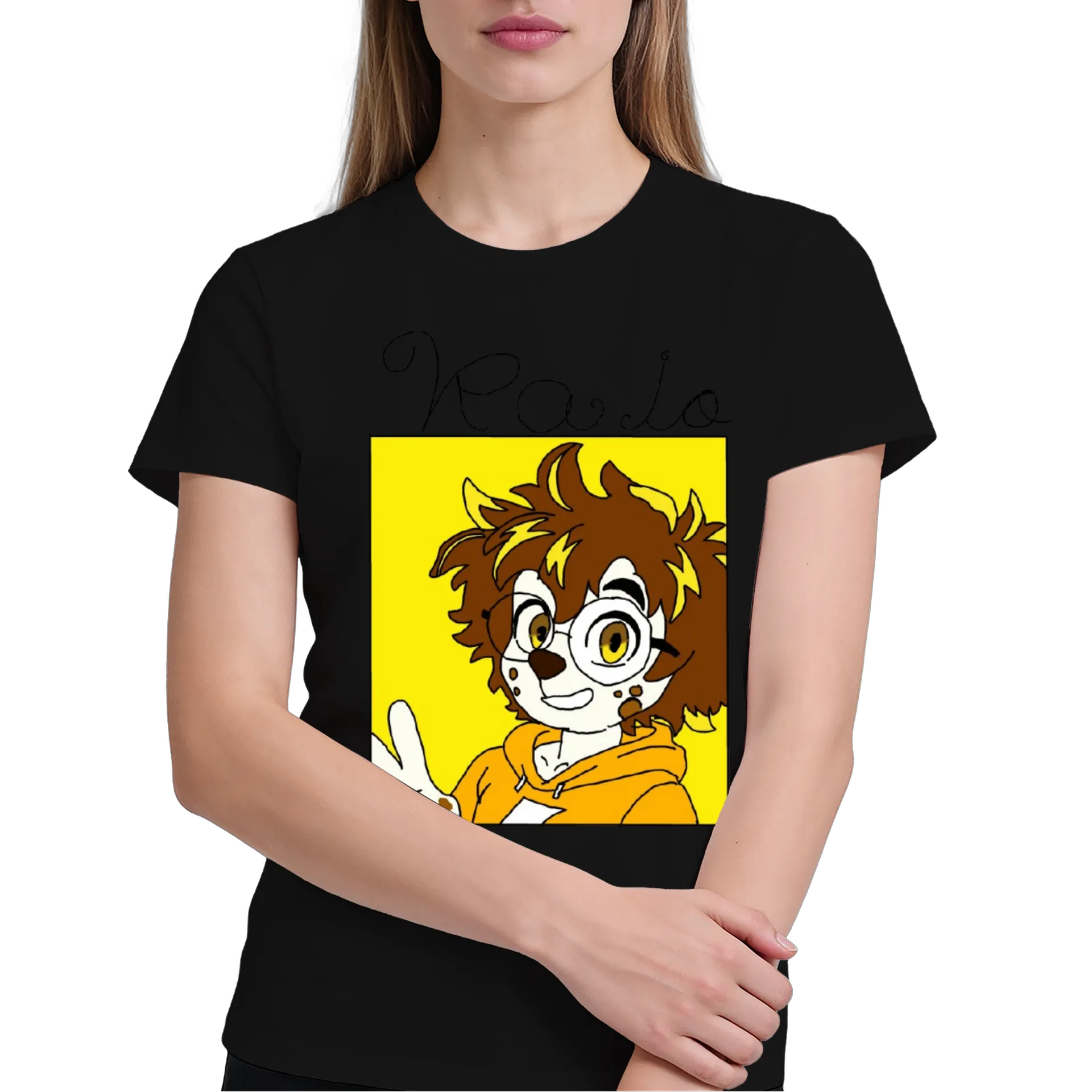 Camiseta Raio personagem - Branca & Preta de Mundo Raio Shop — imagem 3 de 6