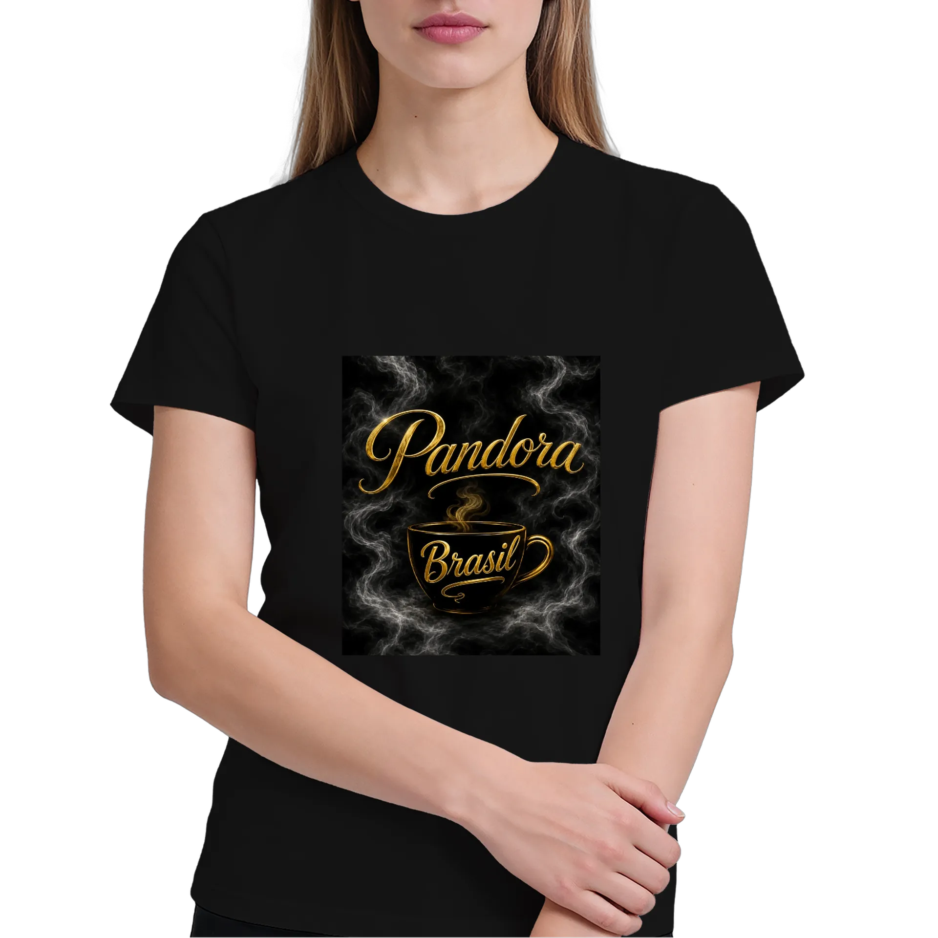 Camiseta Gentil Brasile Ouro 100% Algodão - Imagem 4