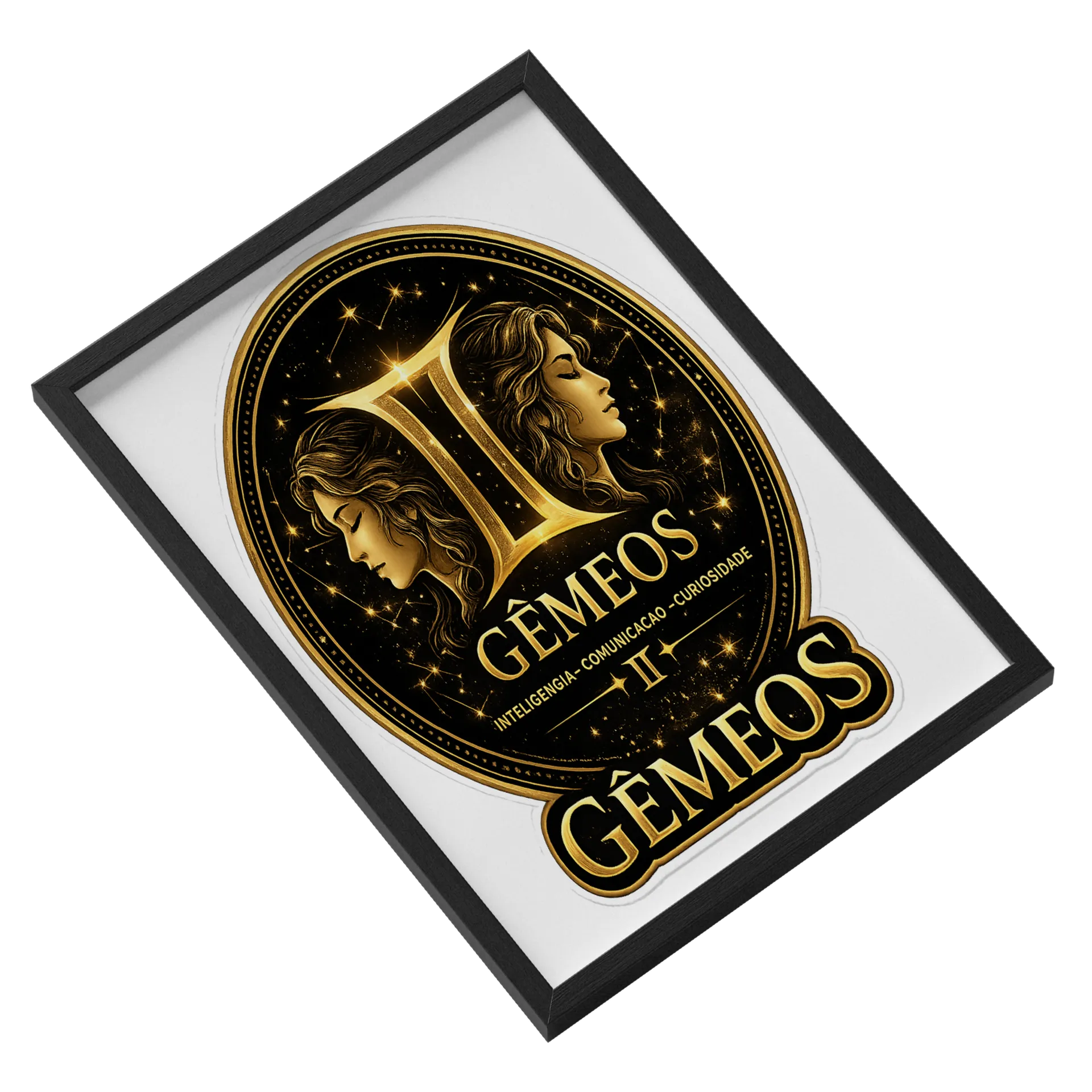 Quadro A3 personalizado gêmeos - Imagem 2