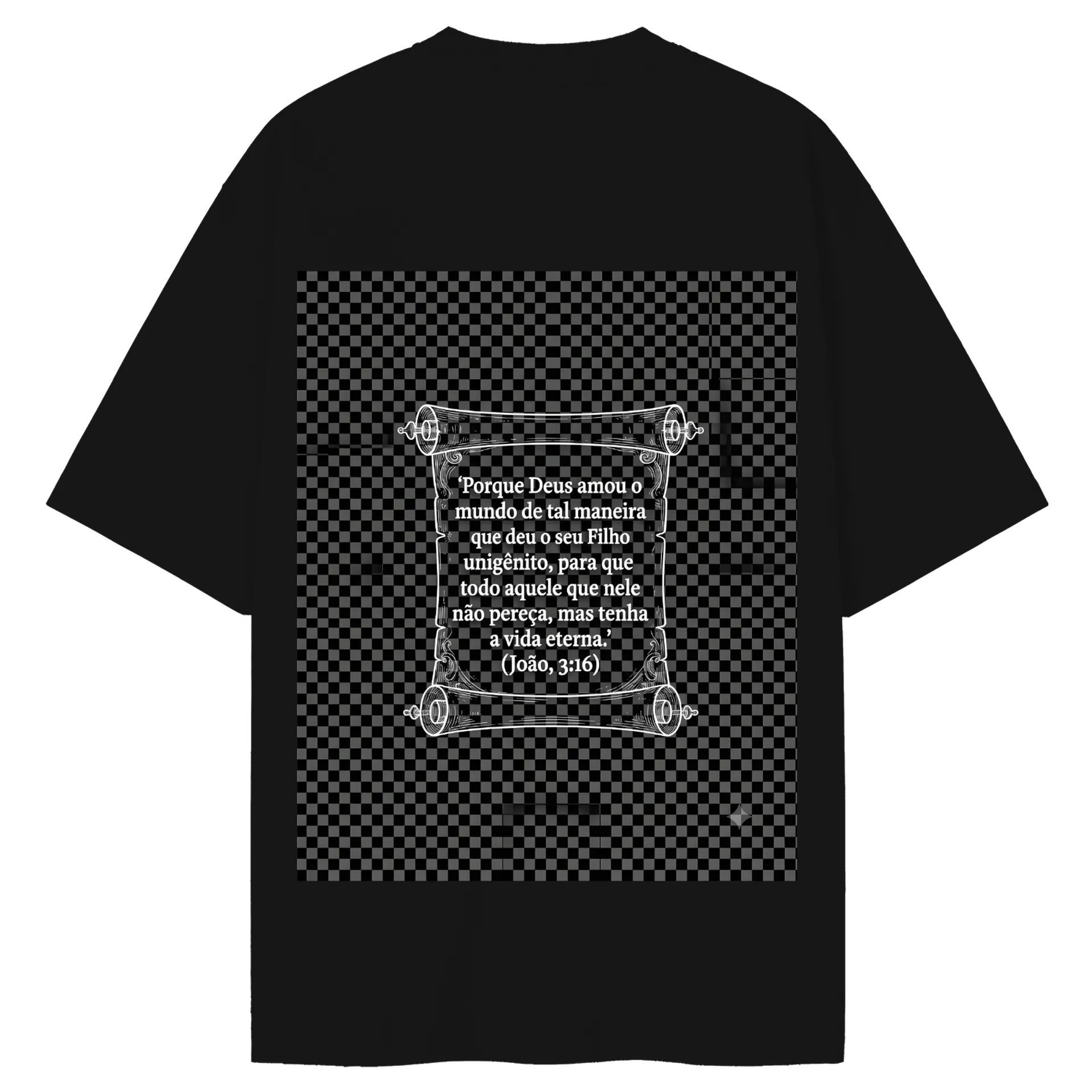 Camiseta Oversized - João 3:16 - Imagem 2