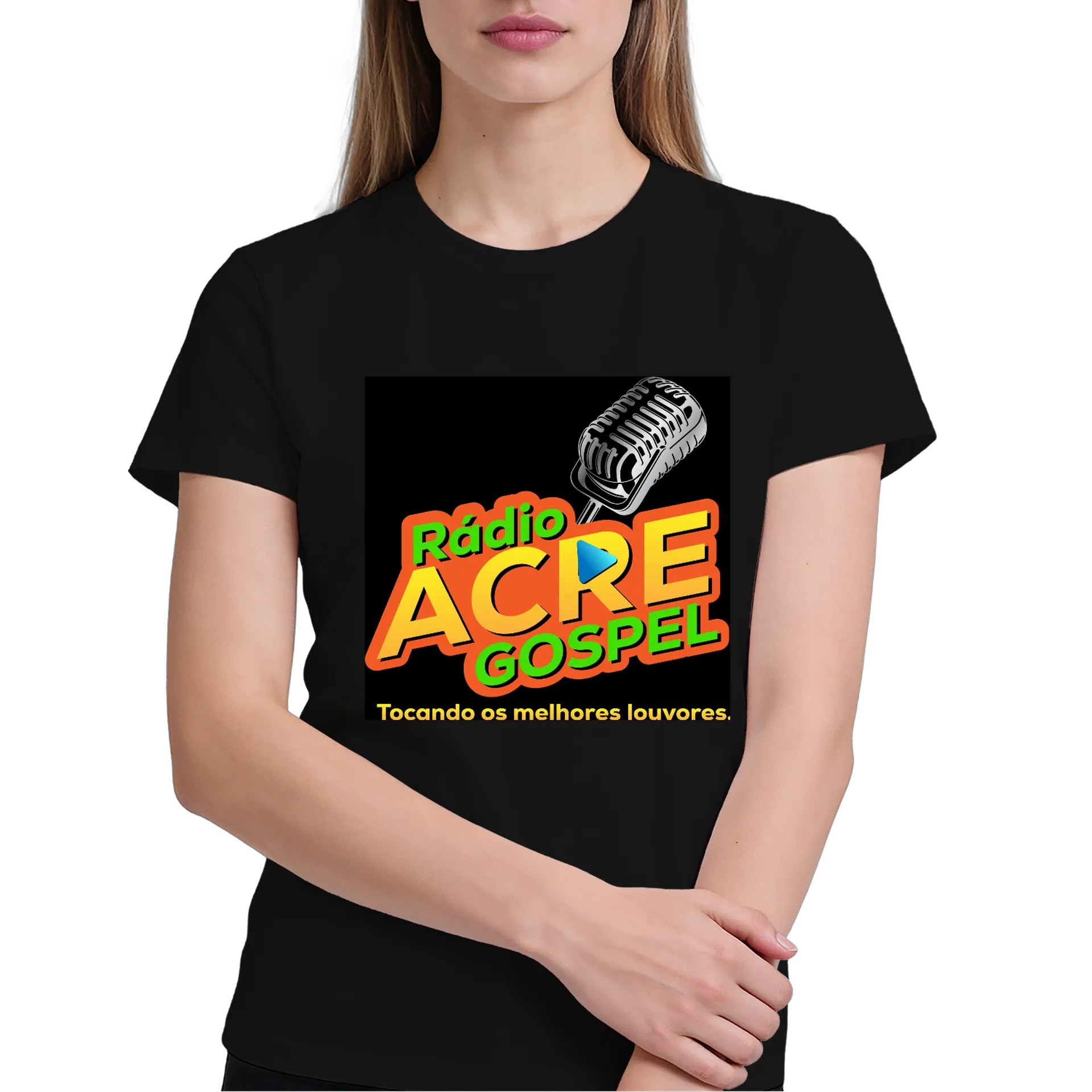 Camiseta personalizada. Rádio Acre gospel  de José Raimundo  — imagem 3 de 6