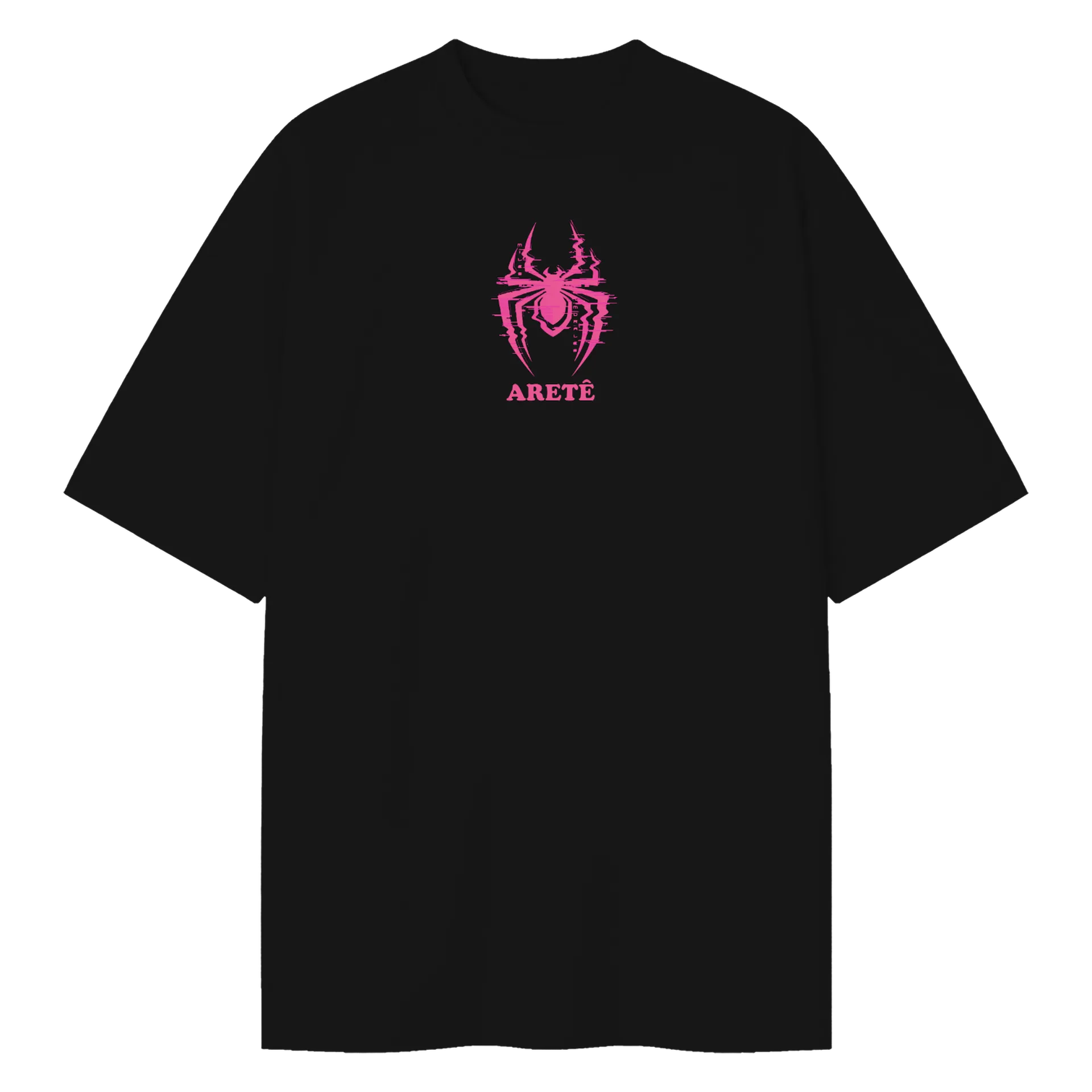 Camiseta Oversized Aranha Rosa 100% Algodão - Imagem 1