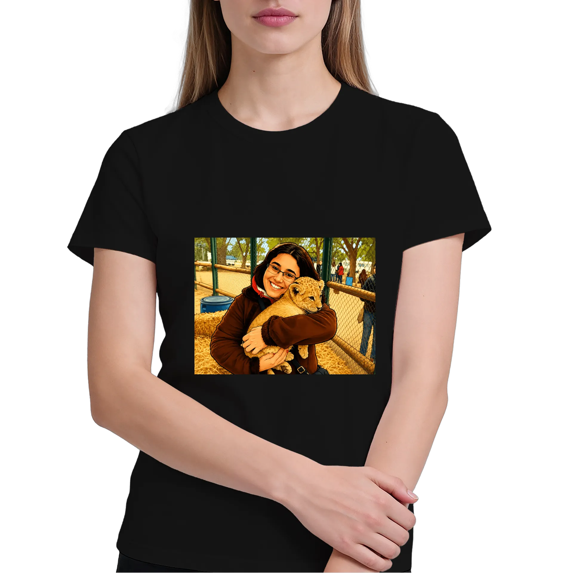 Camiseta Leão Filhote 100% Algodão - Imagem 4