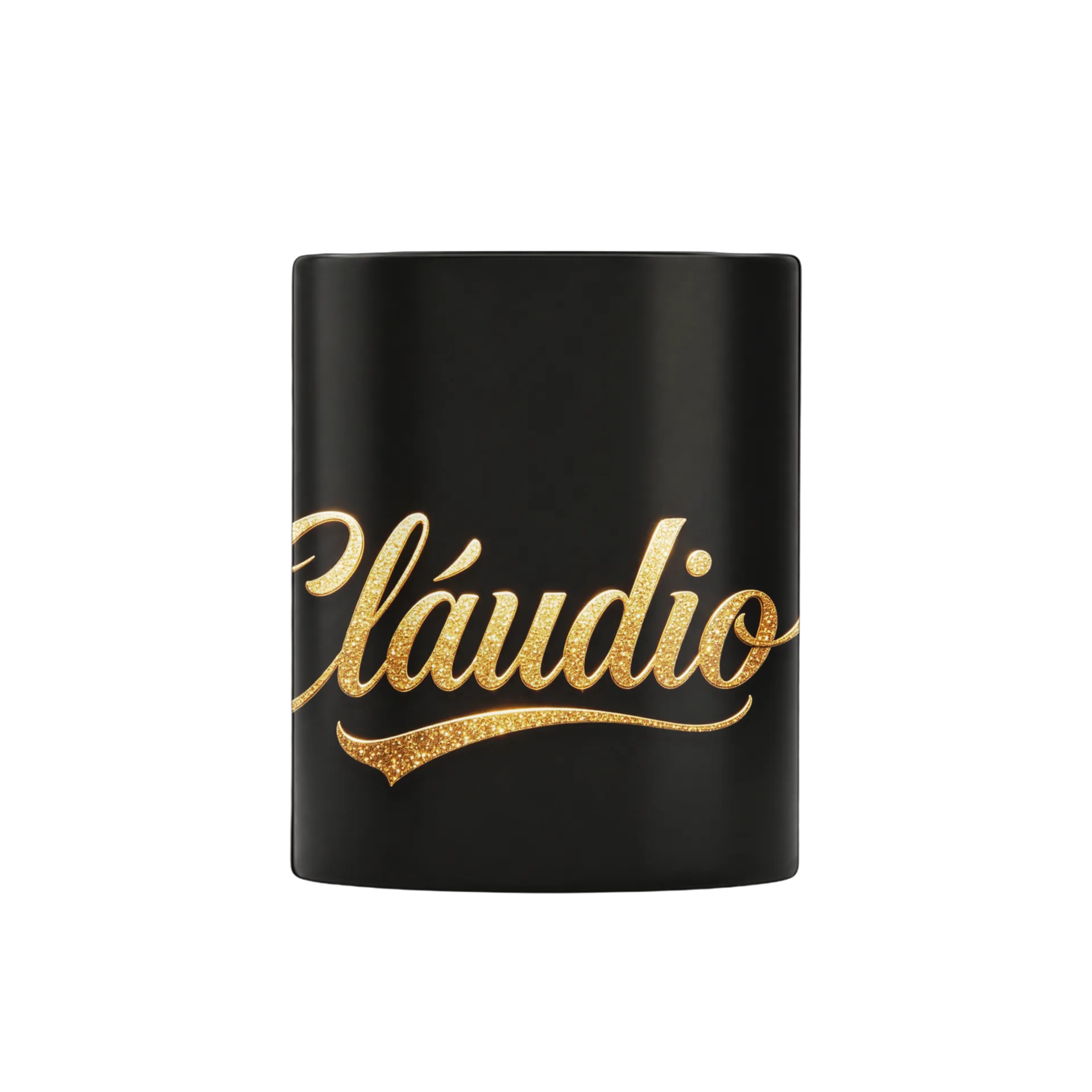 Caneca Personalizada Palavra Claudia Dourada 325ml - Imagem 1