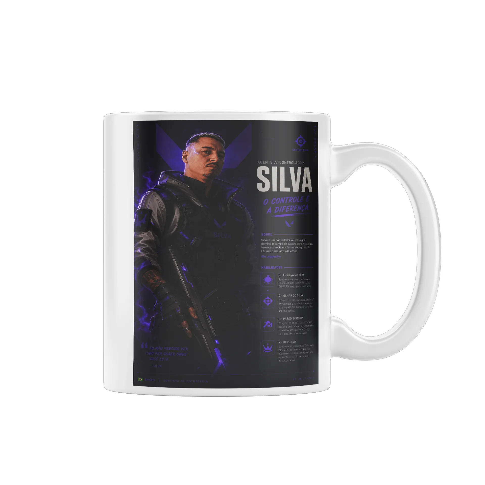 Caneca personalizada de Cleber Silva — imagem 1 de 4