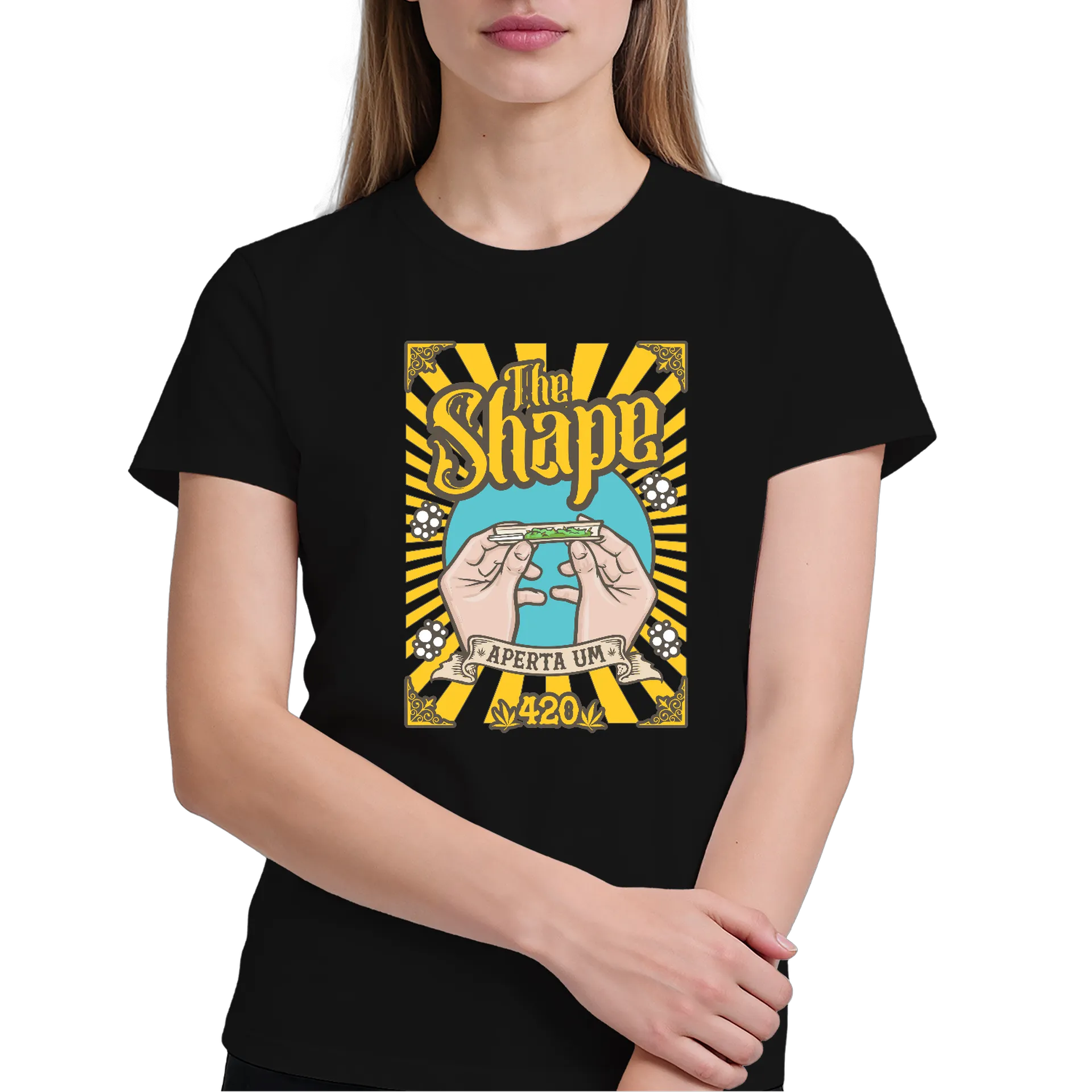 Camiseta Estampa The Shape 100% Algodão - Imagem 4