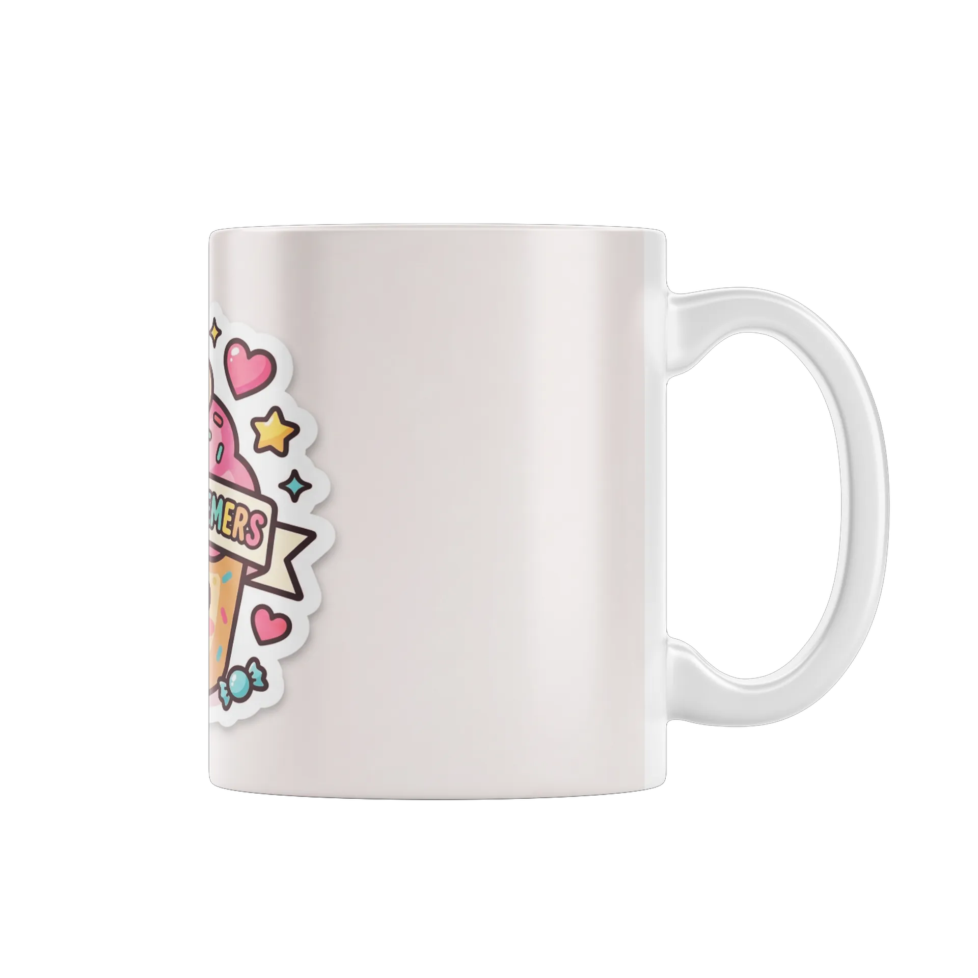 Caneca Cupcake Kawaii Tipográfica NayChronsTremers 325ml - Imagem 2