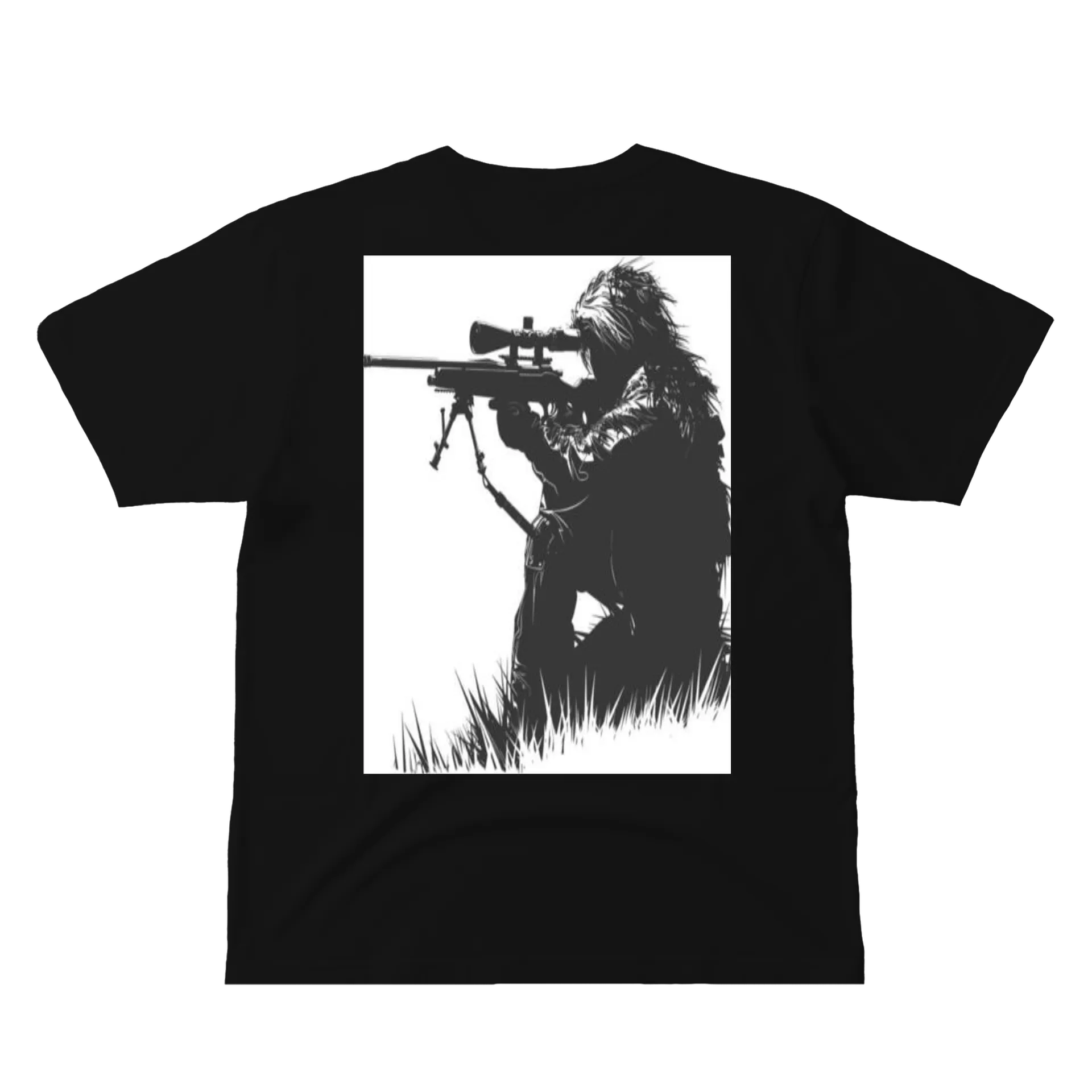 Camiseta Dragão Silhueta 100% Algodão - Imagem 3