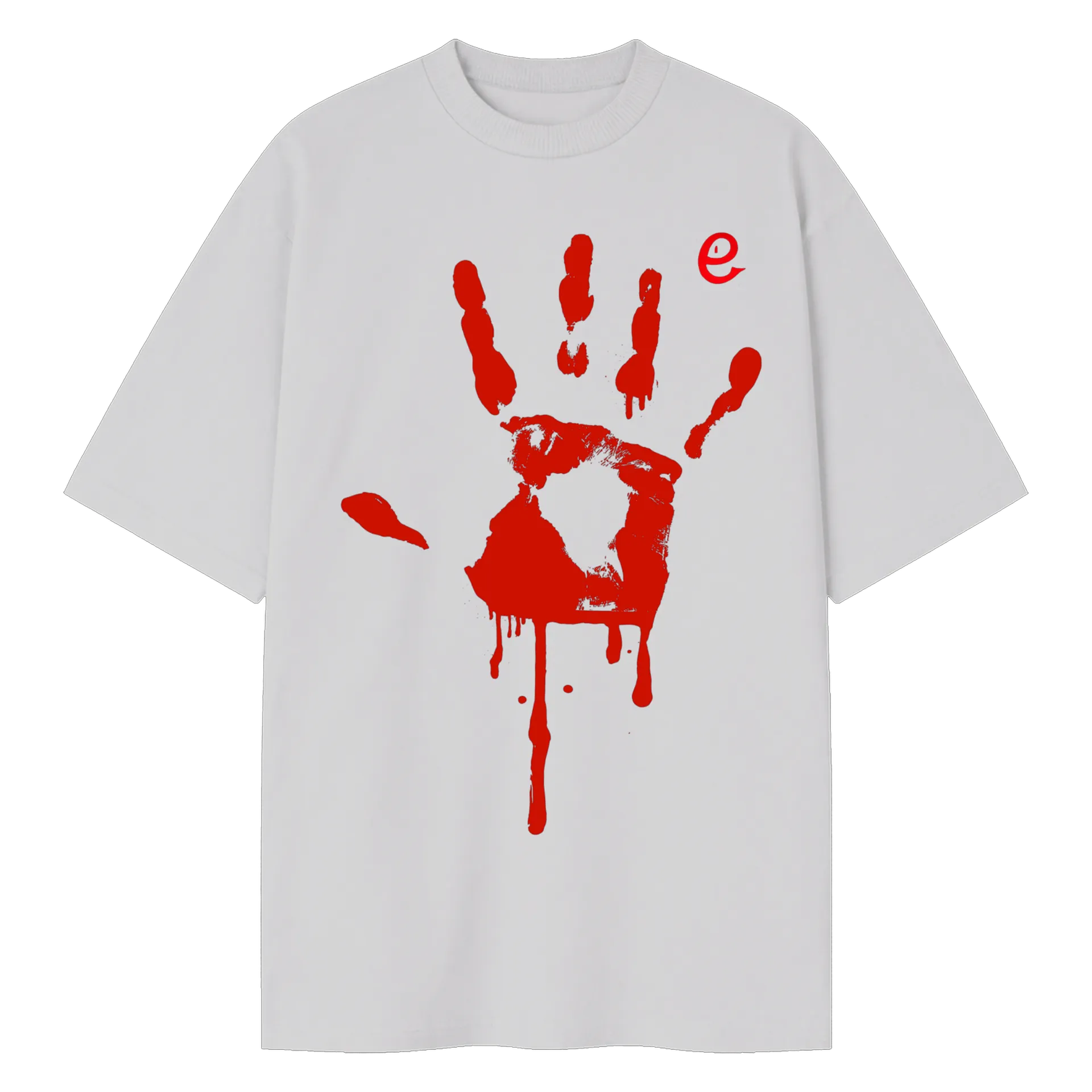 Camiseta Hell Blood Hand Oversized - Imagem 1