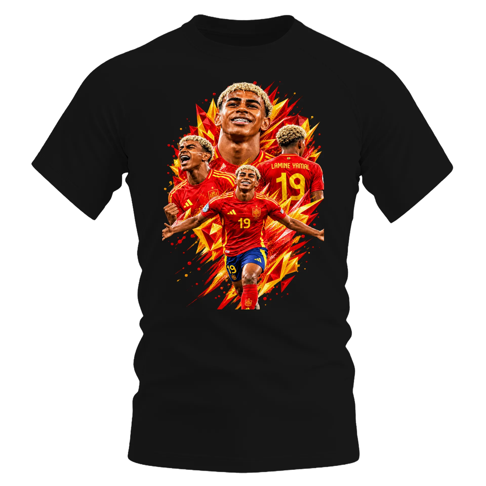 Camiseta Dry Fit Lamine Yamal Futebol Respirável 100% - Imagem 1