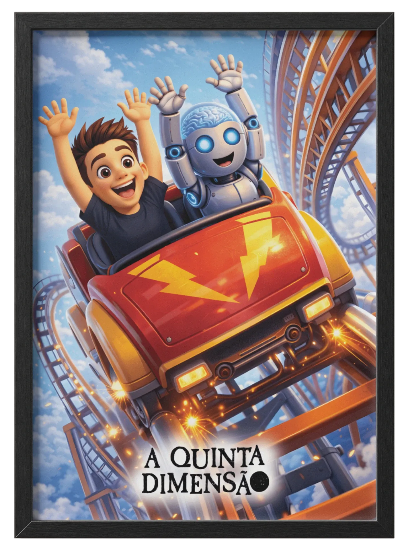 Quadro Montanha Russa - Imagem 1