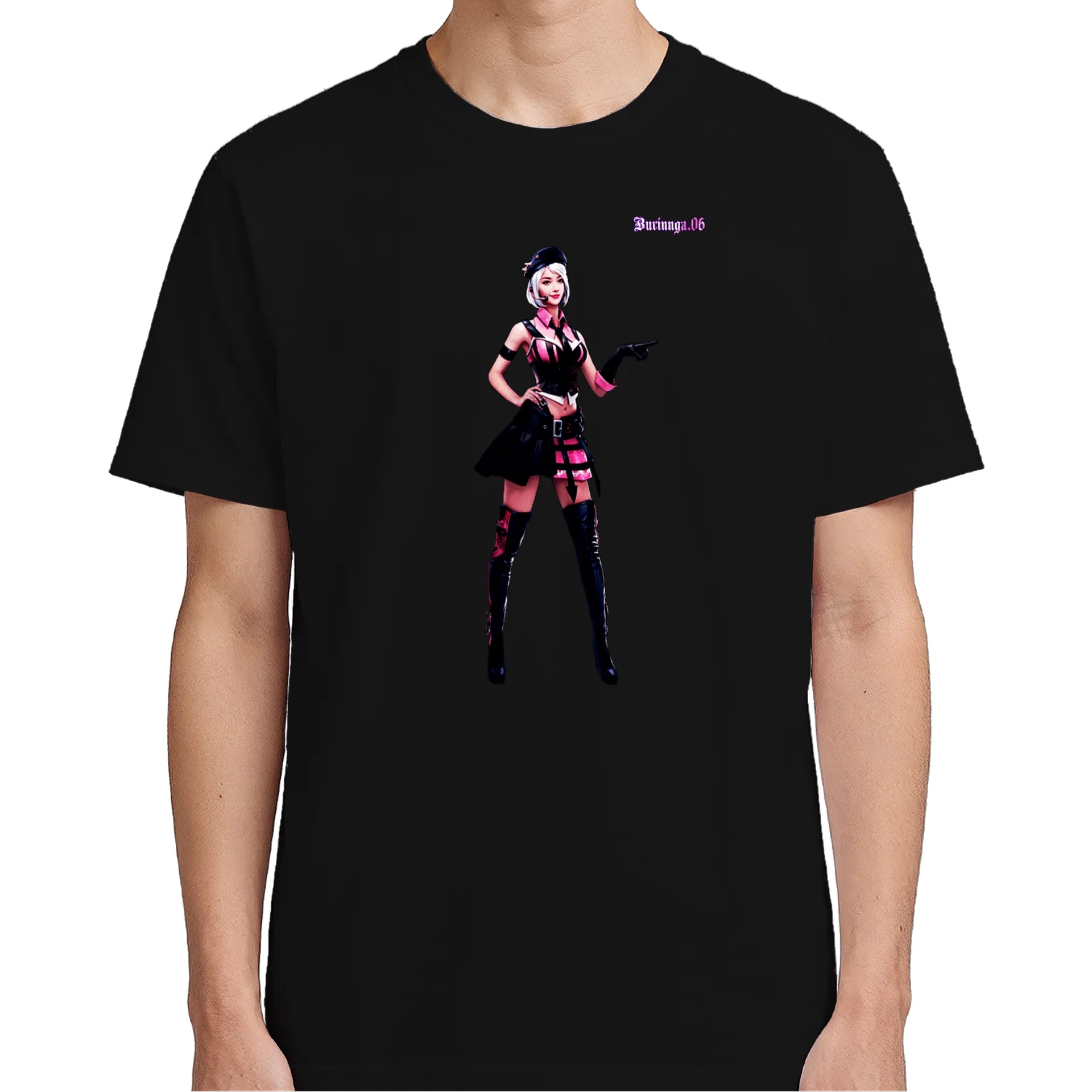 Camiseta personalizada FREE FIRE KAPELLA - Imagem 5