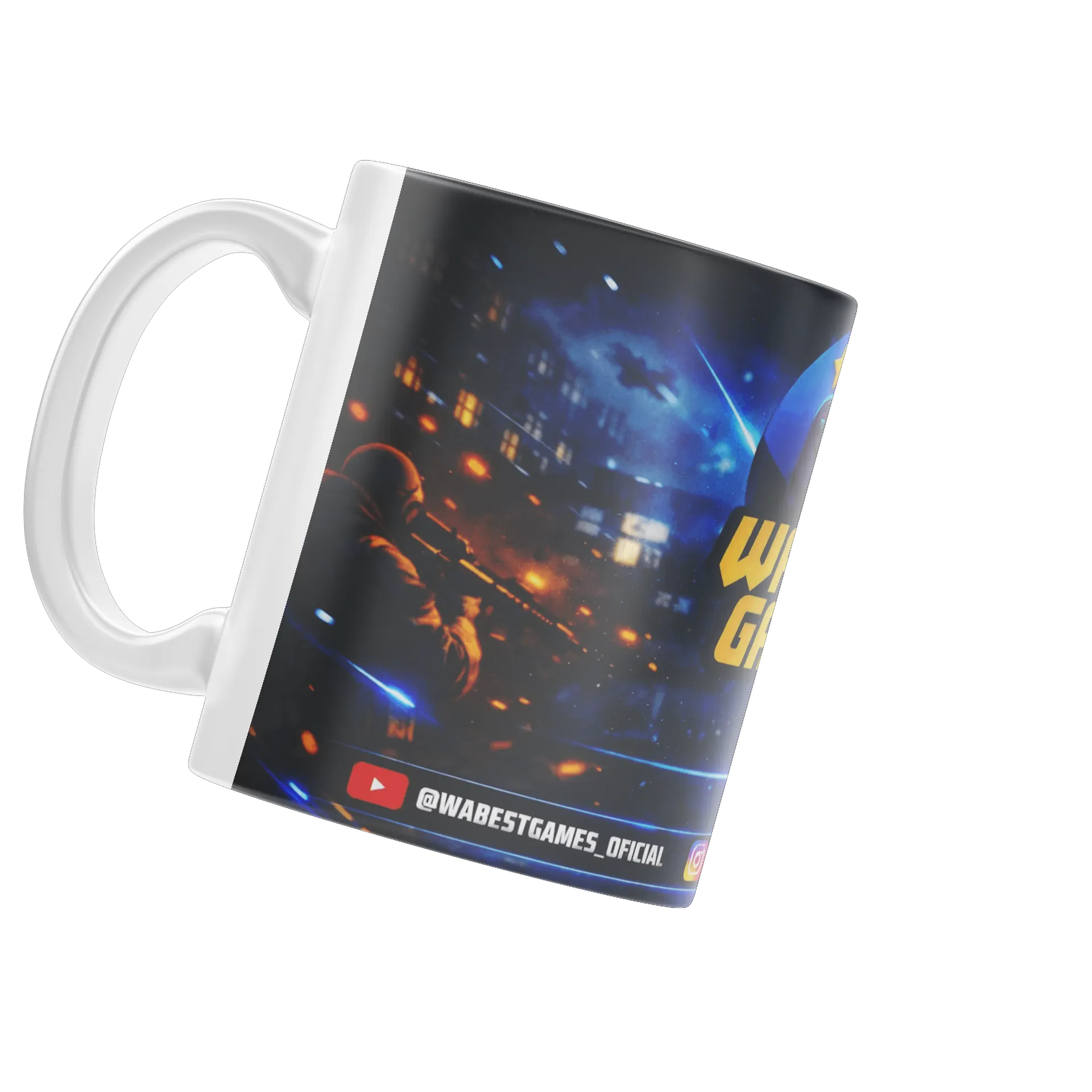 Caneca Cerâmica WABest Games 325ml - Imagem 3