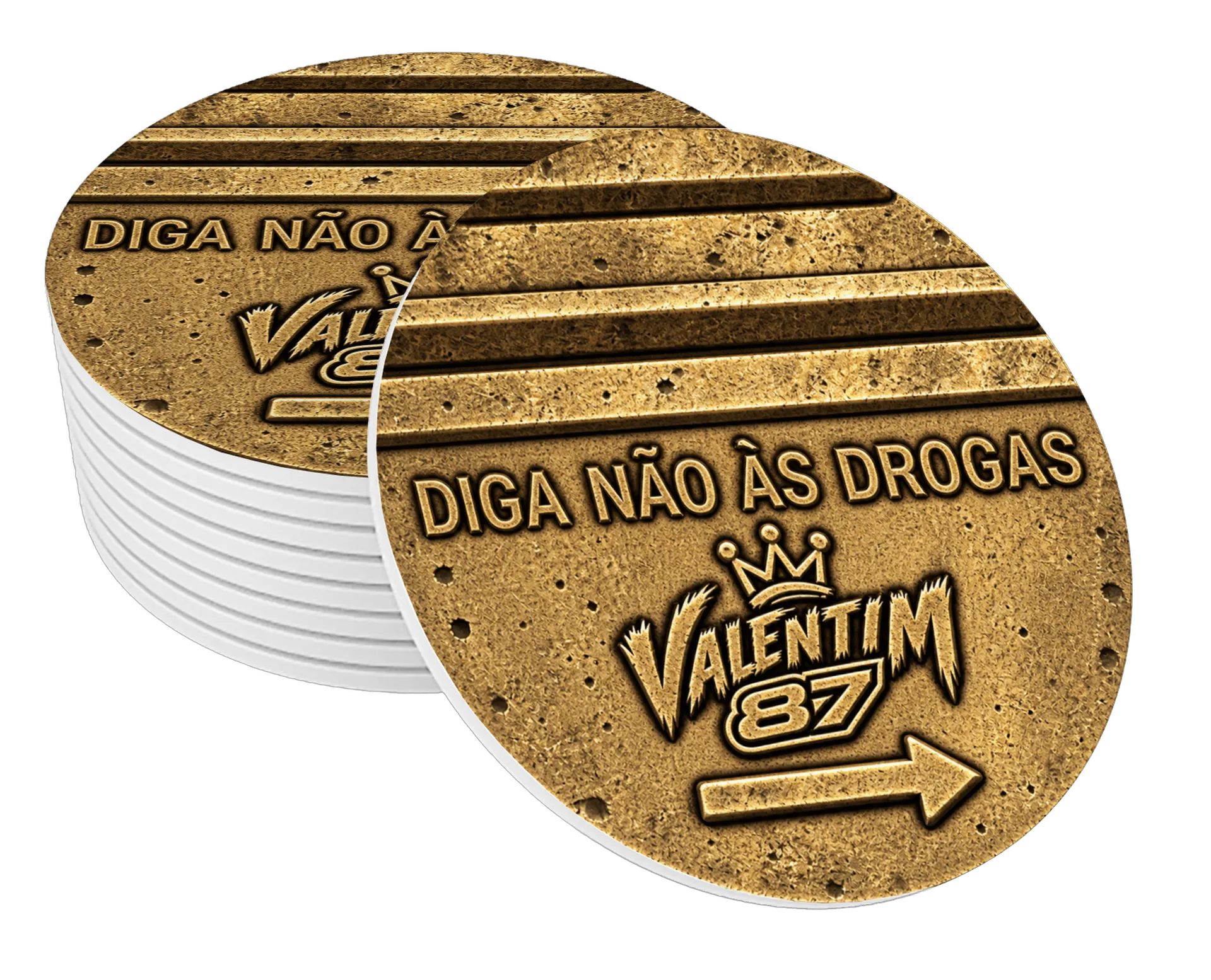 Porta-copos ficha - Imagem 1
