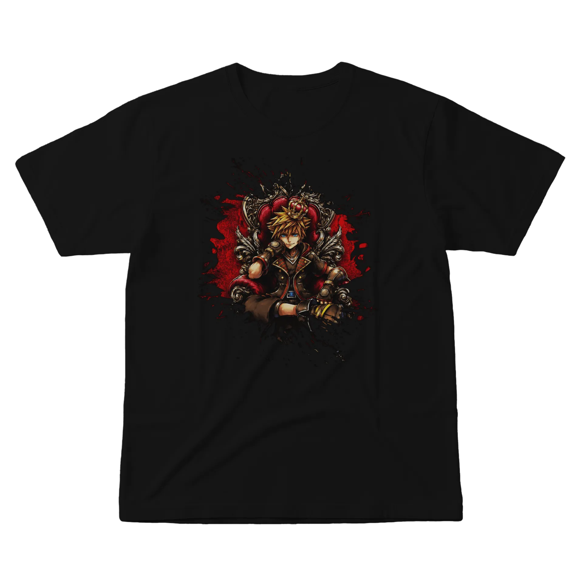 Camiseta Sora Kingdom Hearts 3 100% Algodão - Imagem 1