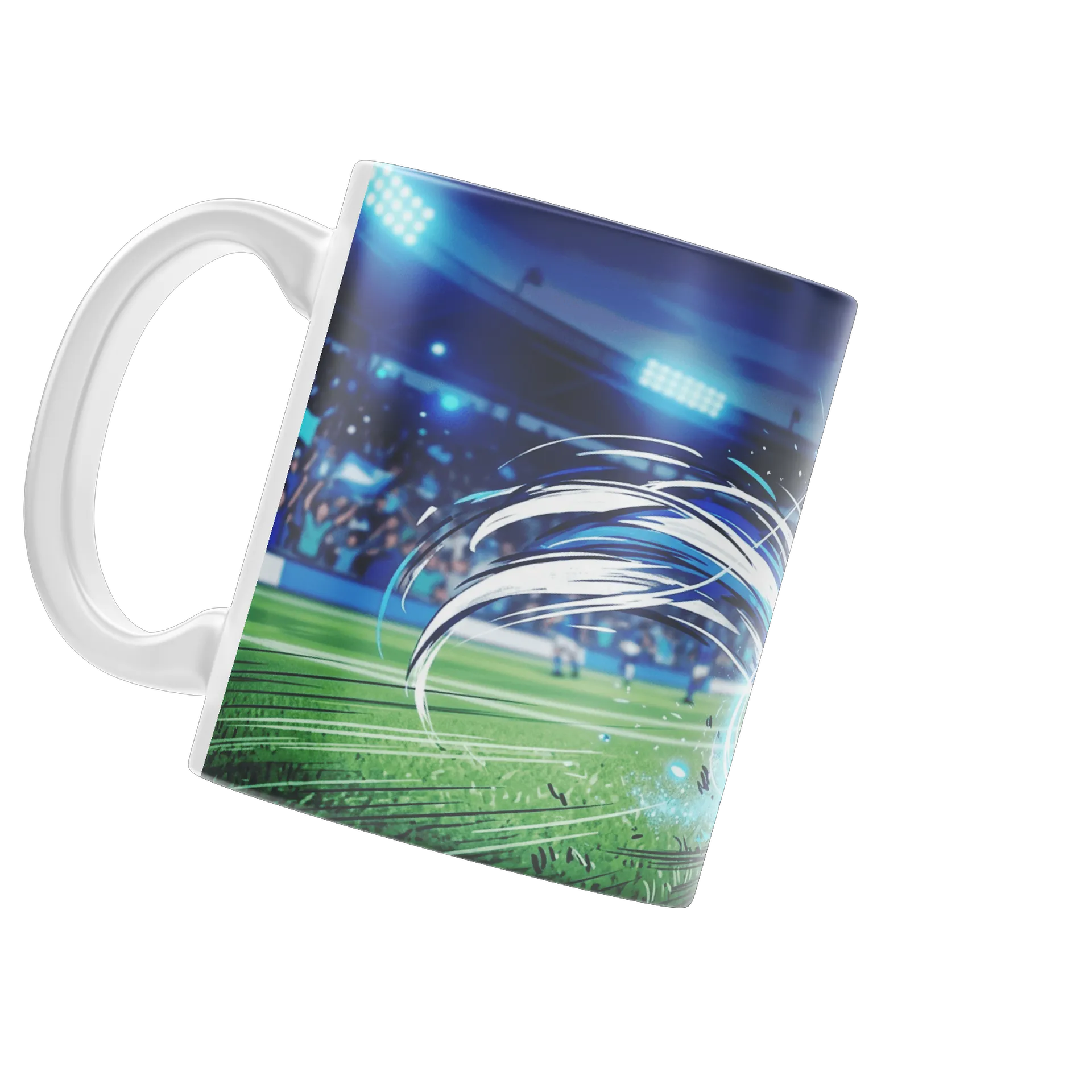 Caneca Bola de Futebol em Estilo Ilustrado 325ml - Imagem 3
