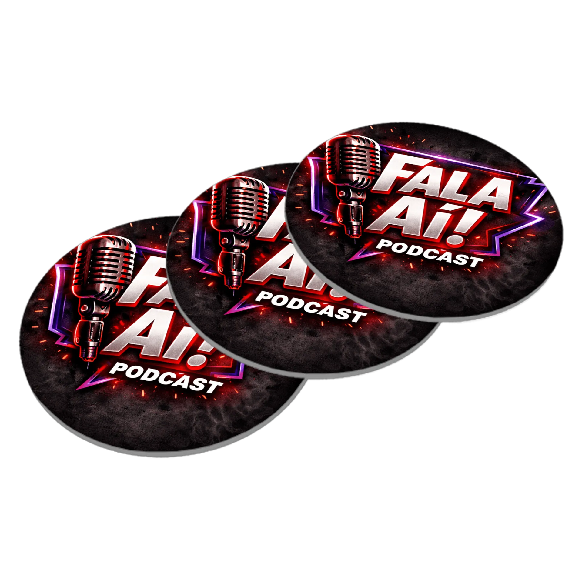 Porta-copos personalizado de falaAistory