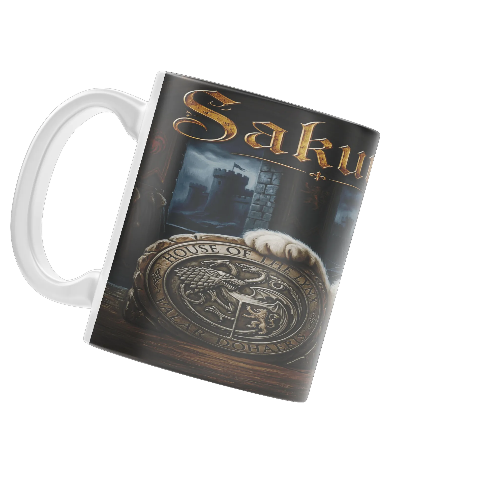 Caneca game of felins sakura 2 - Imagem 3