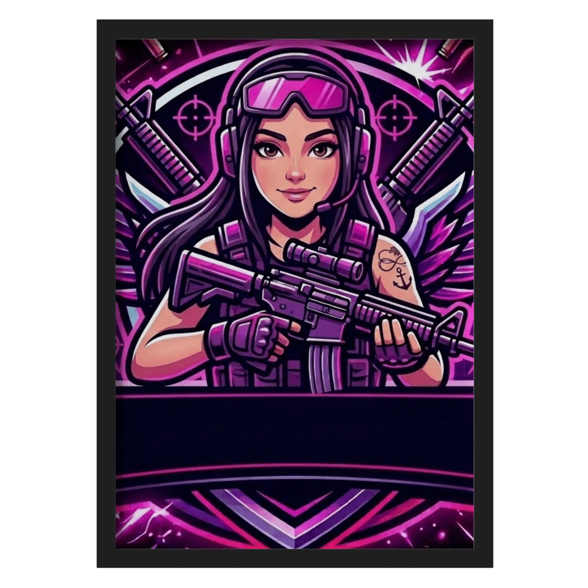 Quadro A3 personalizado Com Vidro - Imagem 1