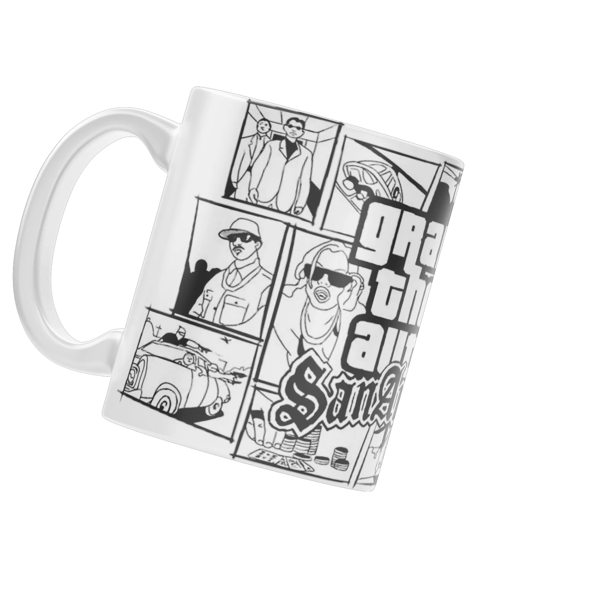 Caneca Porcelana Grand Theft Auto San Andreas 325ml - Imagem 3