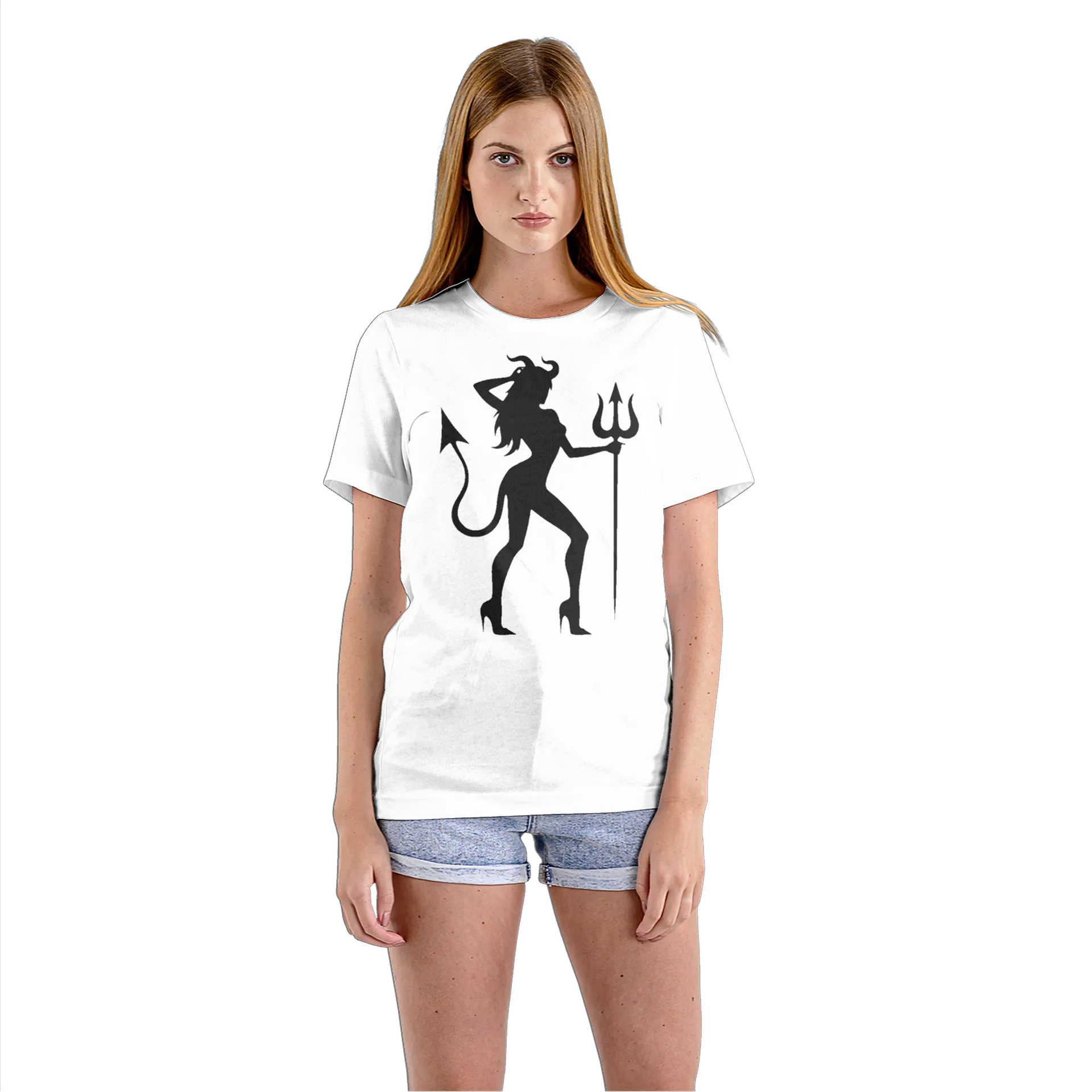Camiseta Babylook Gato Preto Line Art 100% Algodão - Imagem 3