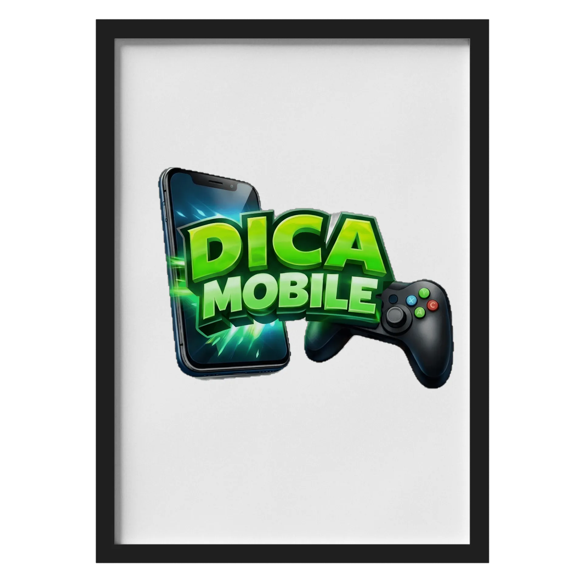 Quadro A3 personalizado Com Vidro - Imagem 1