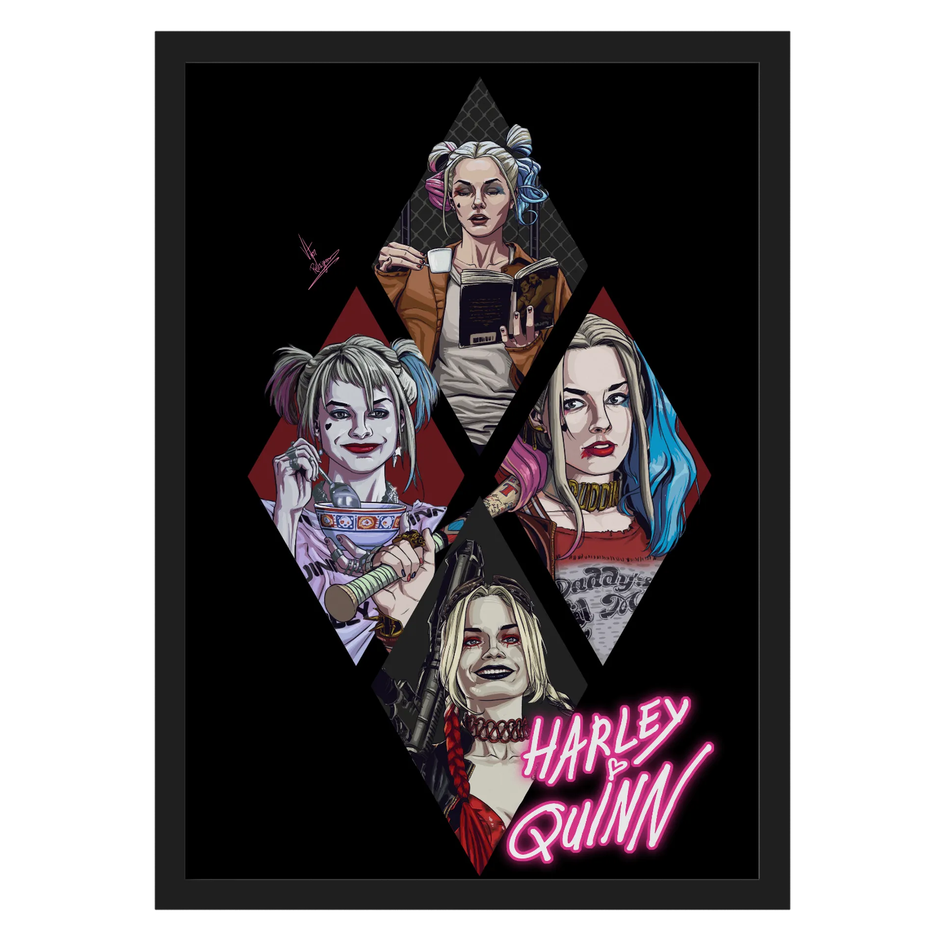Quadro A3 Harley - Naipes - Imagem 1