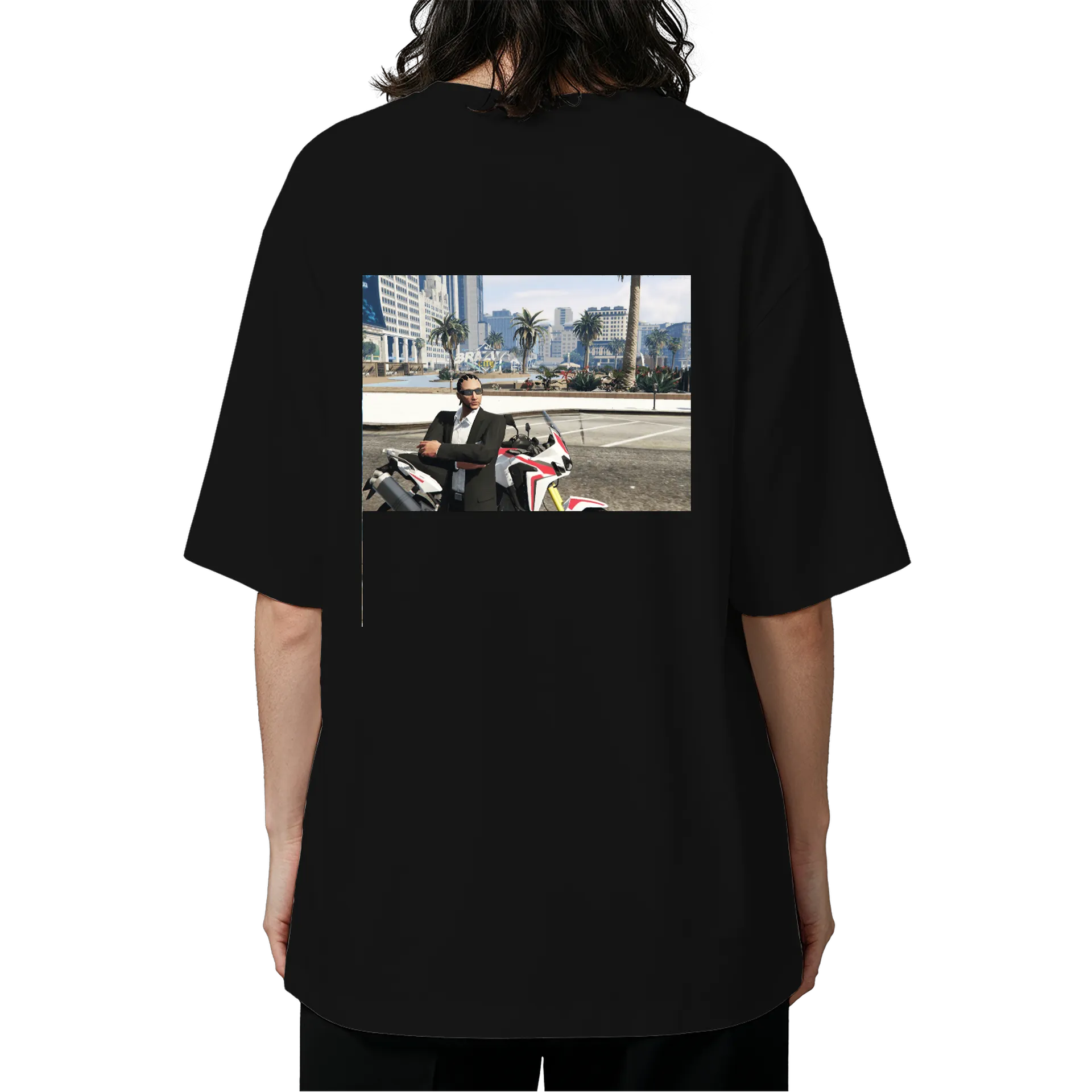 Camiseta Oversized jeffimroleplay & arcade - Imagem 5