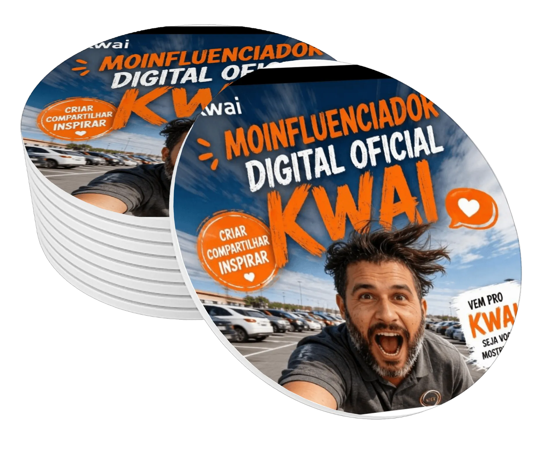 Porta-copos personalizado de moinfruenciadordigitaloficial  — imagem 1 de 3