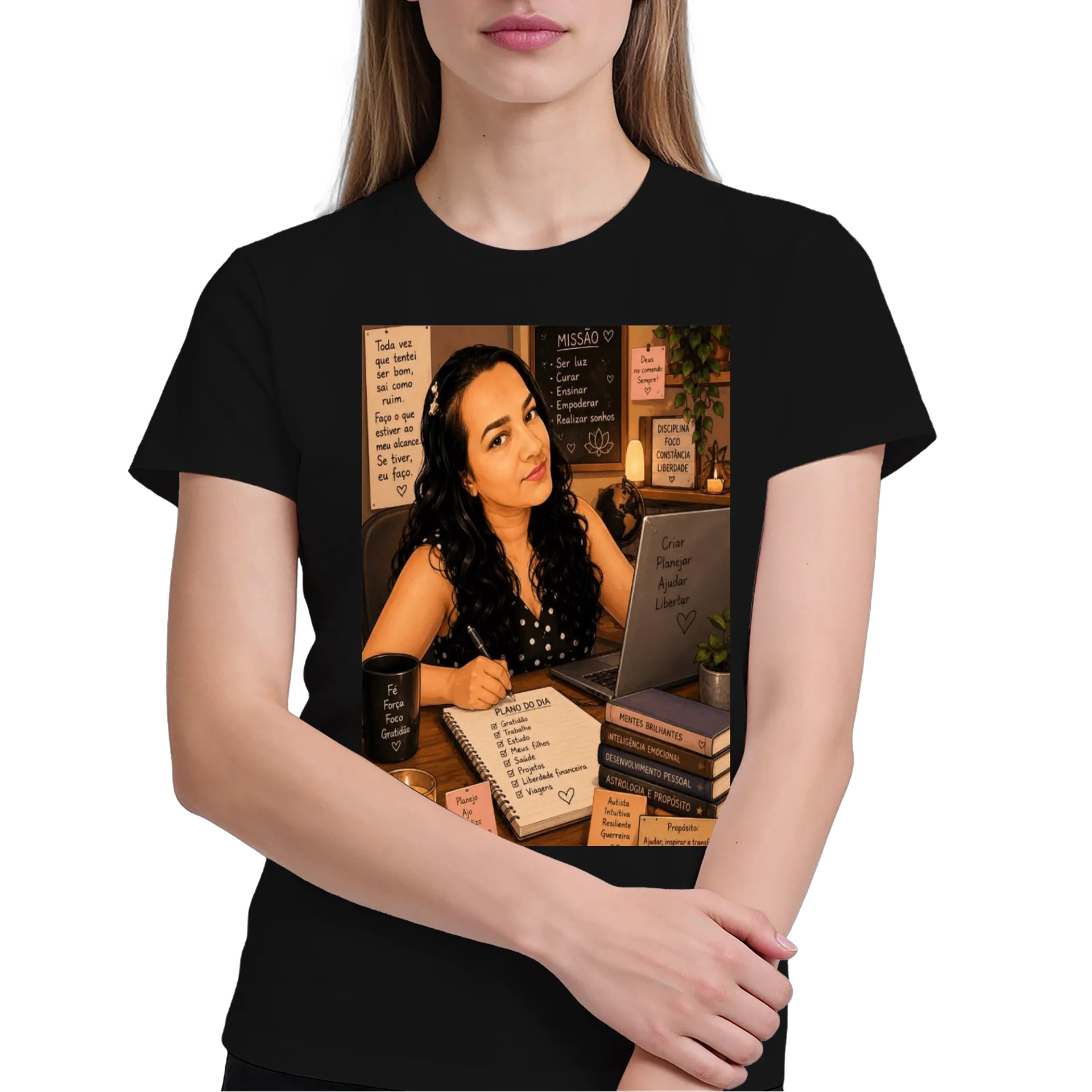 Camiseta personalizada de adrianna — imagem 3 de 6