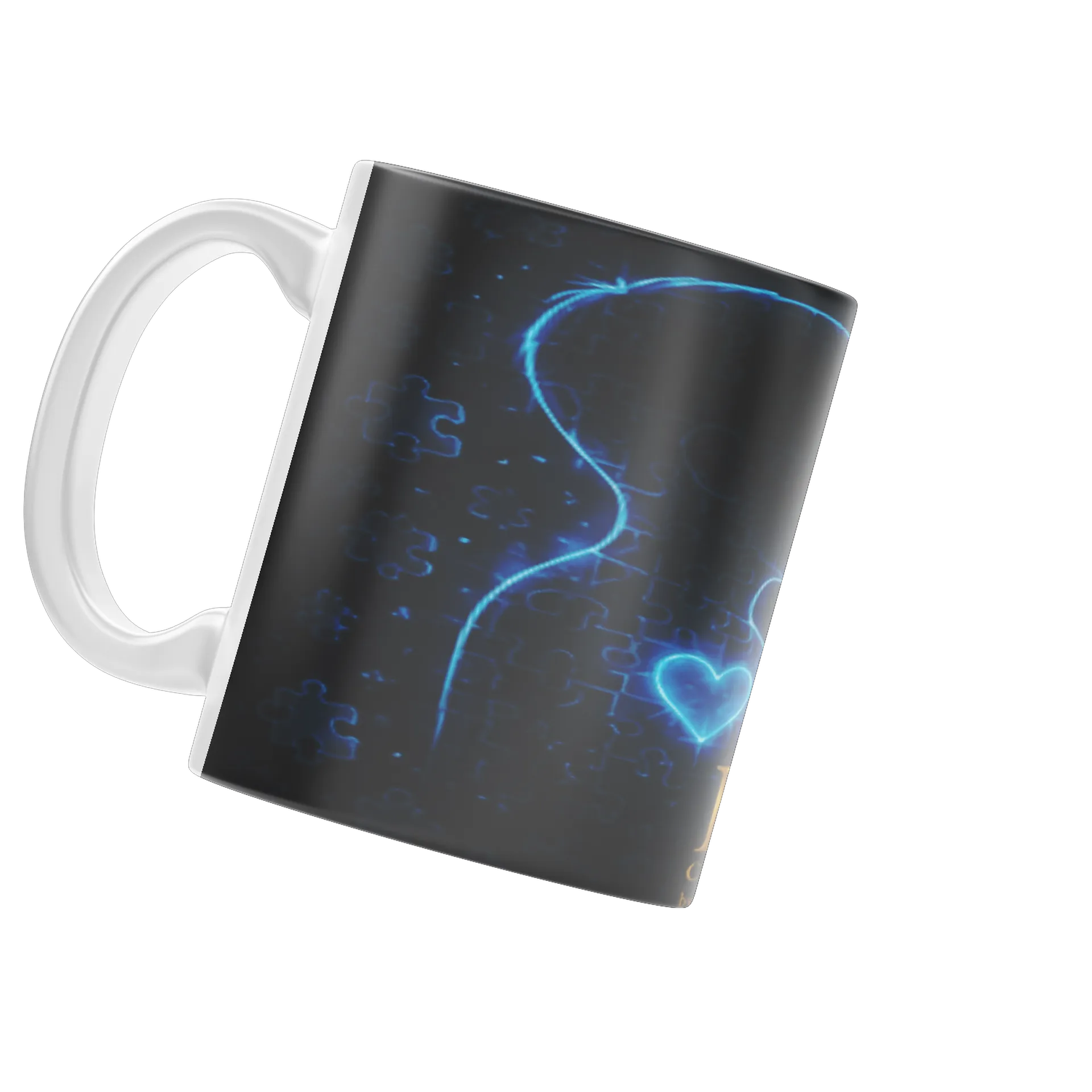Caneca Porcelana Autismo Respeitar 325ml - Imagem 3