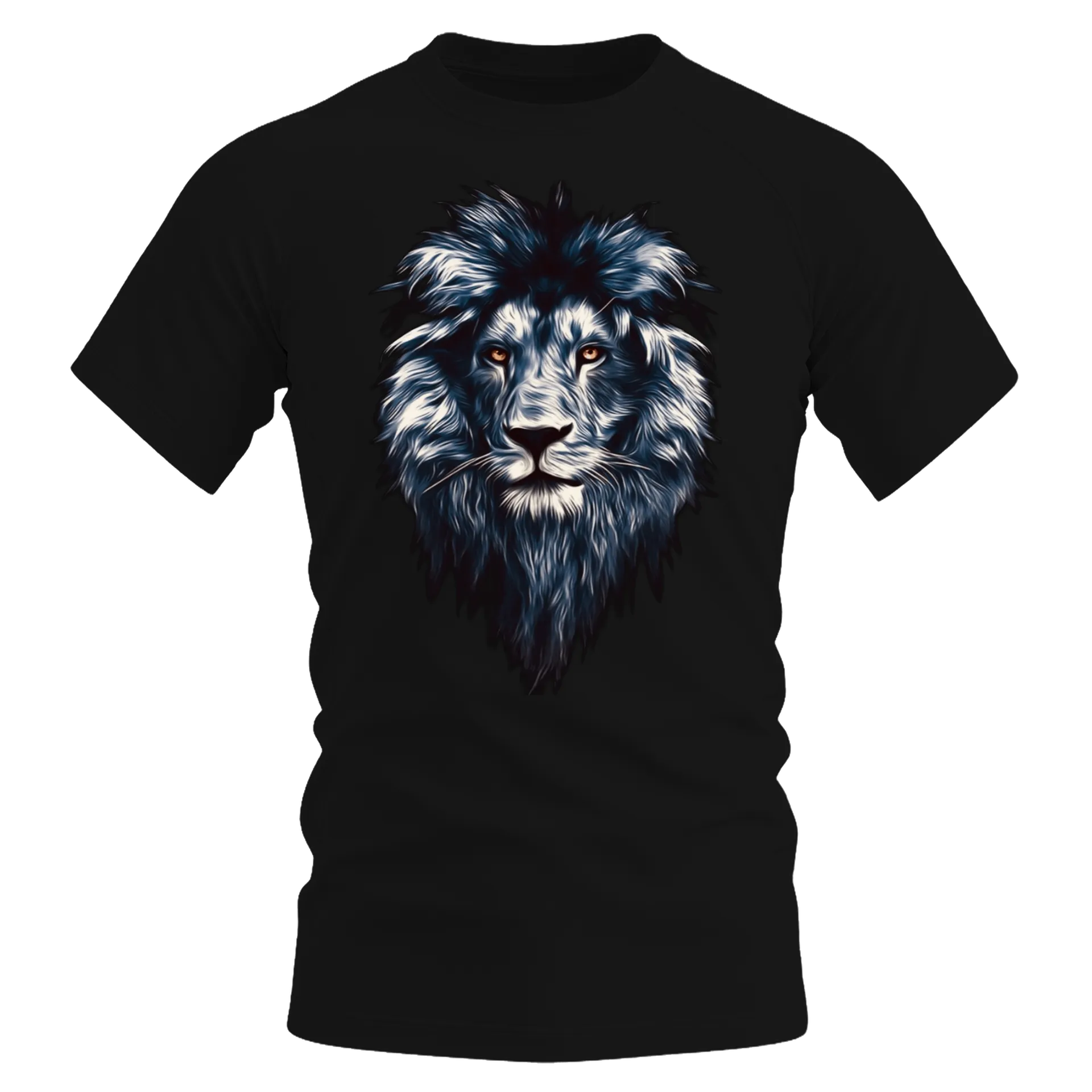 Camiseta Dry Fit Leão Azul 100% Polyester - Imagem 1