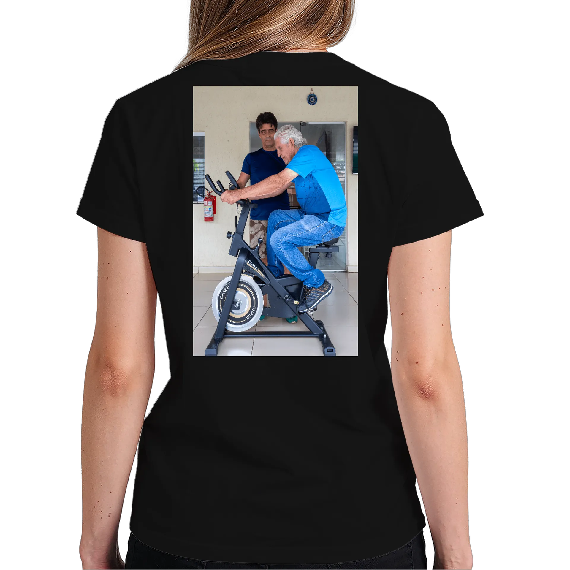 Camiseta Estampa Streamer Neon Cartoon Preto 100% Algodão de Shiatsu personalizados — imagem 5 de 6