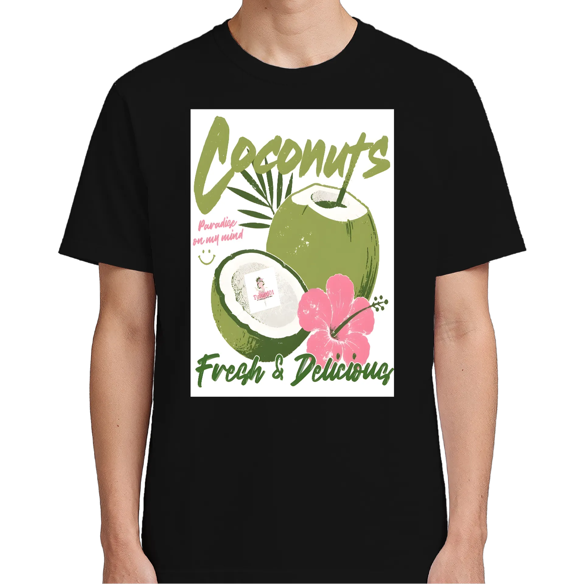 Camiseta Frutas Tropicais 100% Algodão - Imagem 4