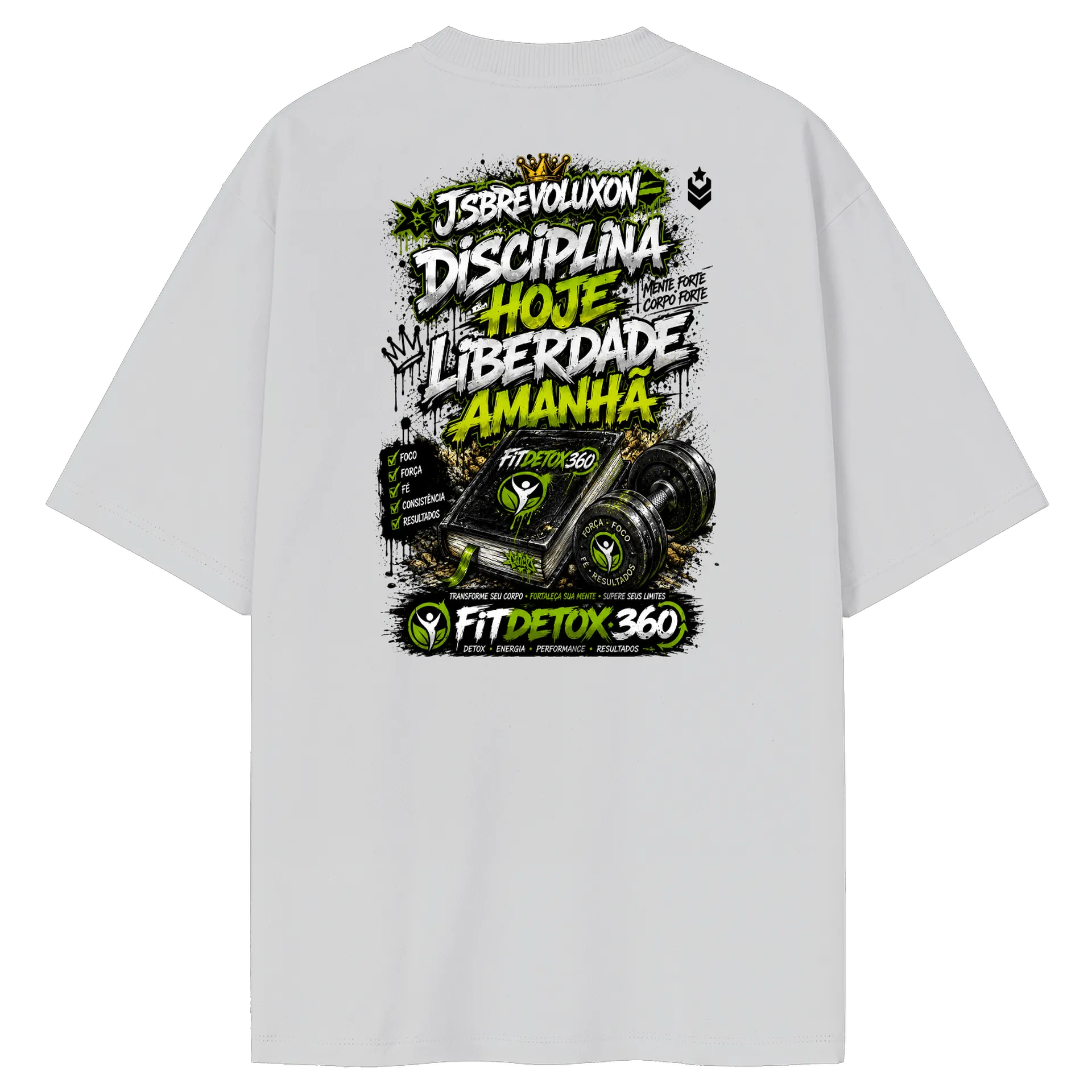 Camiseta Oversized FitDetox360 algodão Premium  - Imagem 2